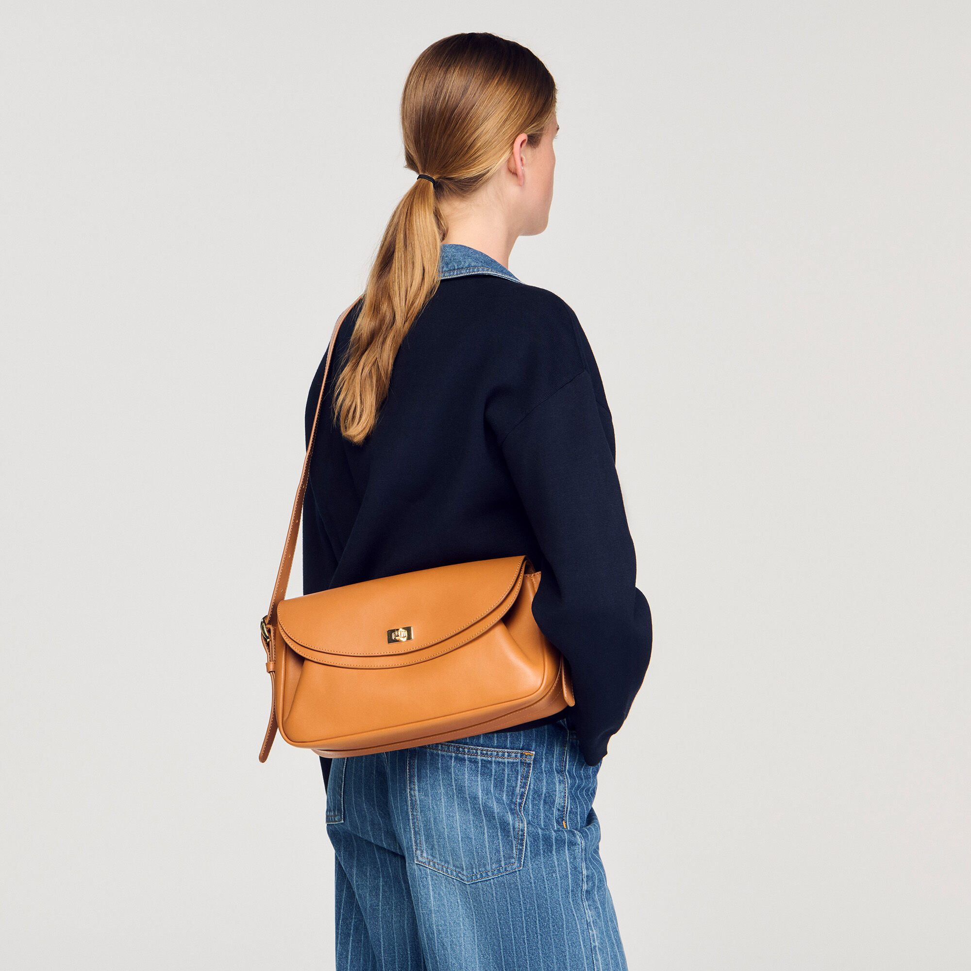 Borsa in pelle liscia Mambo