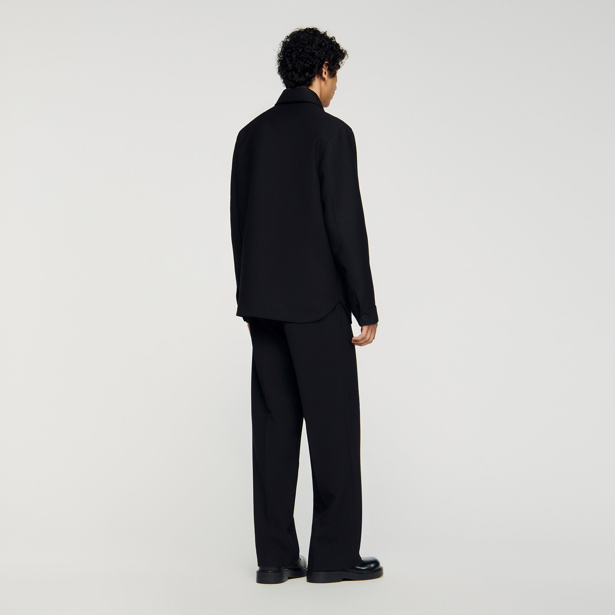 Camicia oversize con bottoni