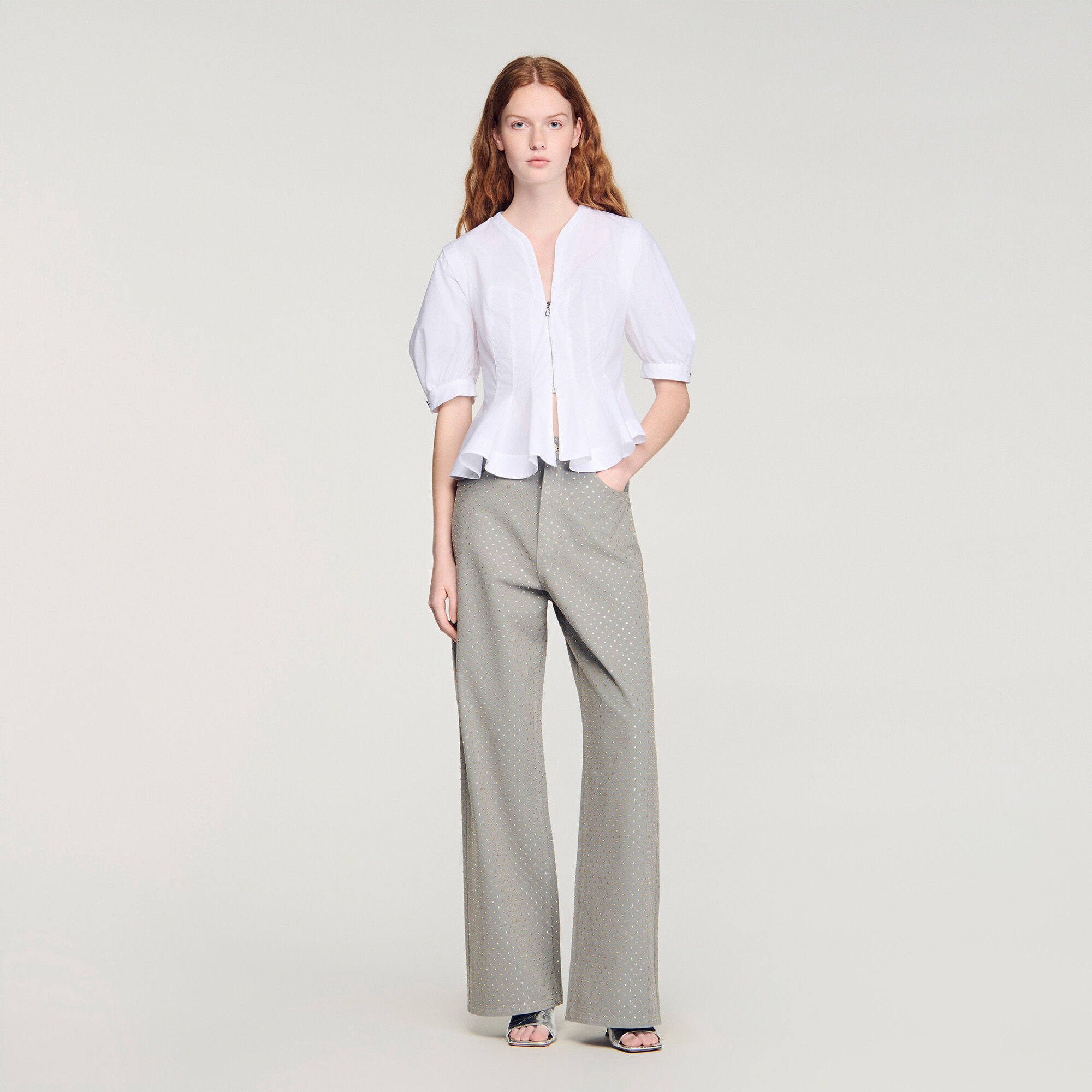 Camicia con gonna a zip