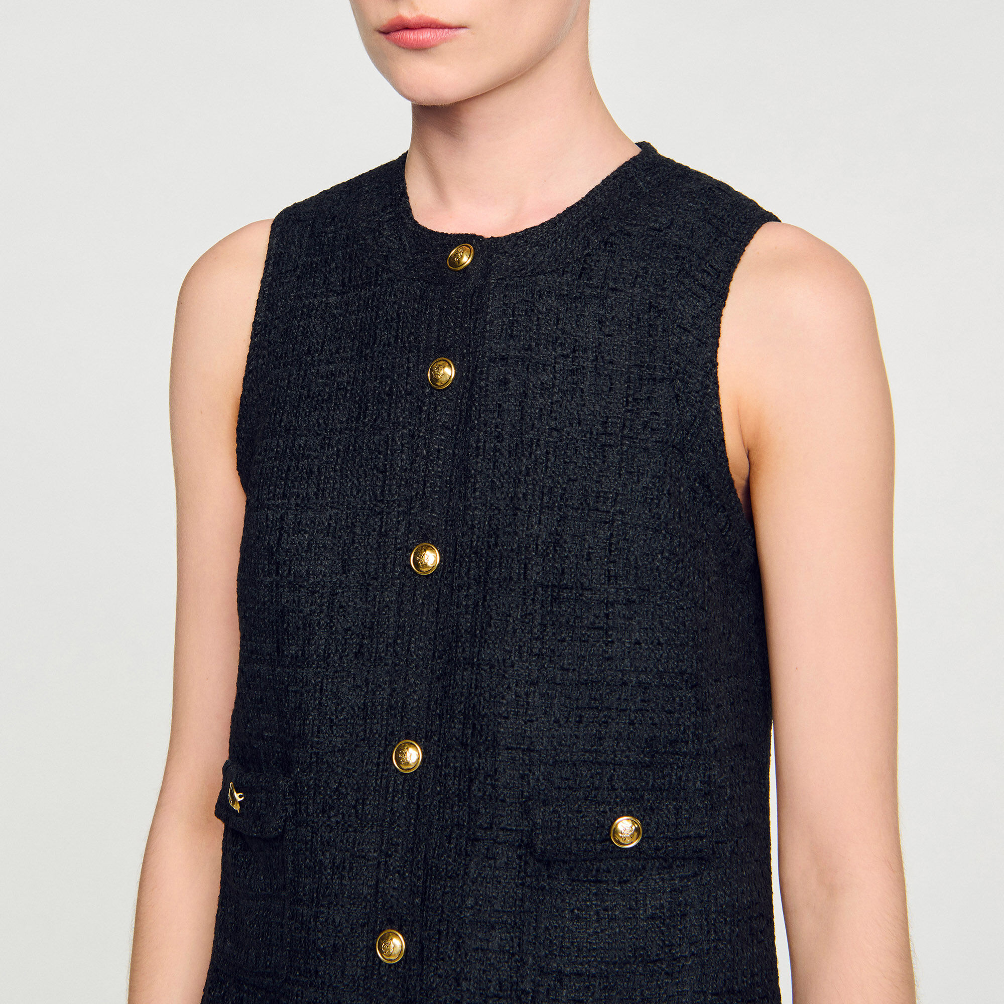 Mini vestito in tweed