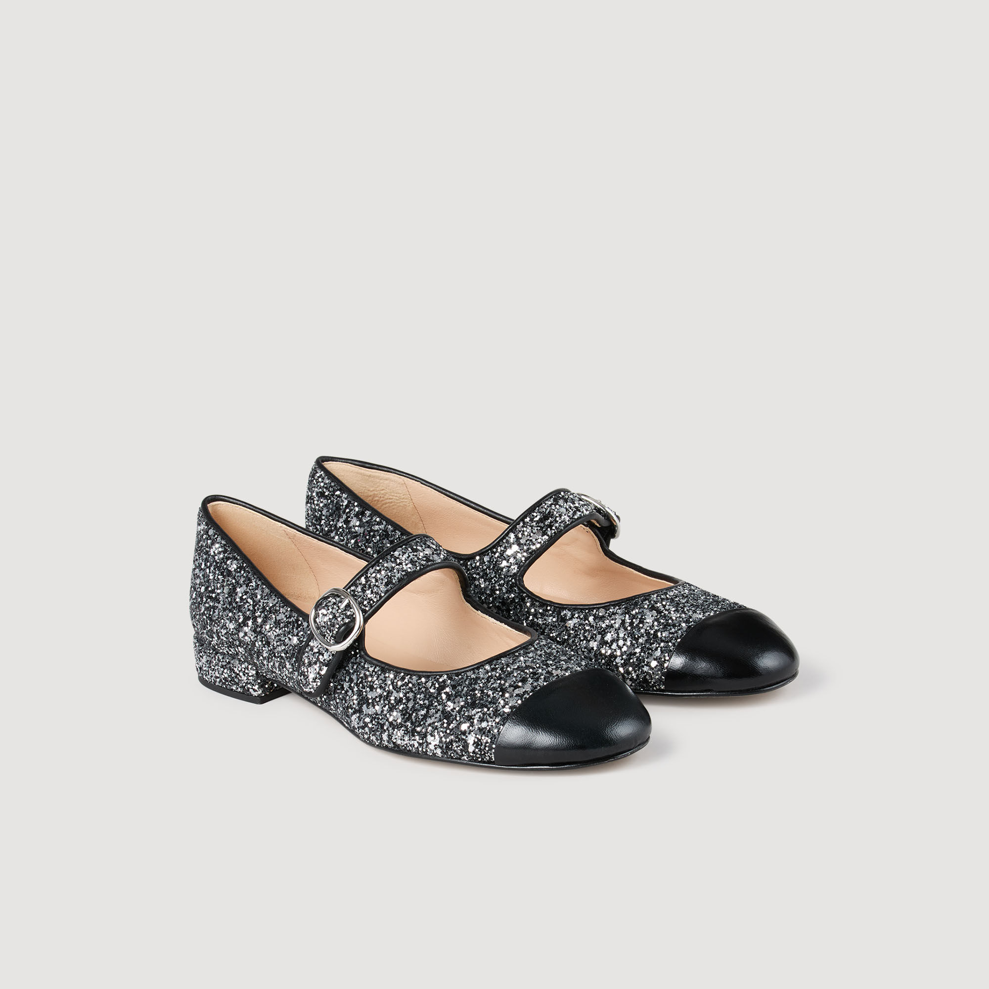 Scarpine da ballo con brillantini