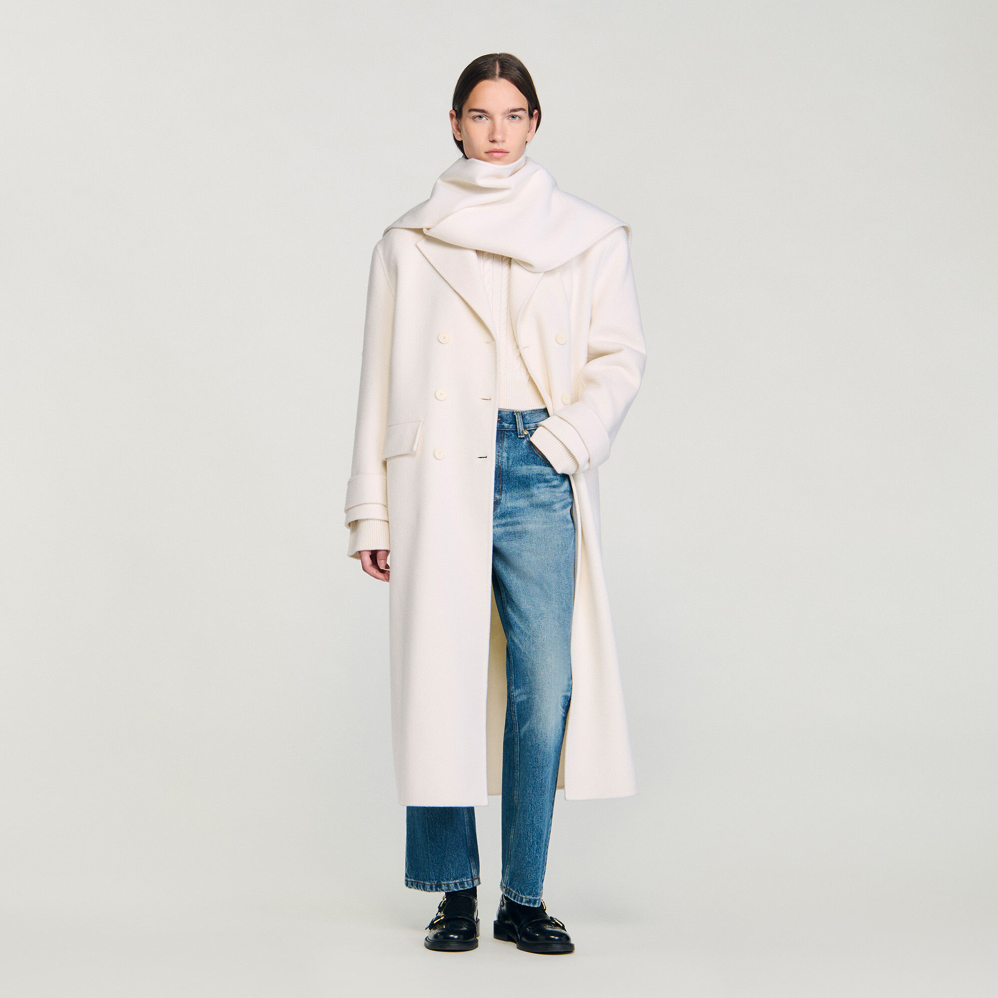 Cappotto in lana oversize