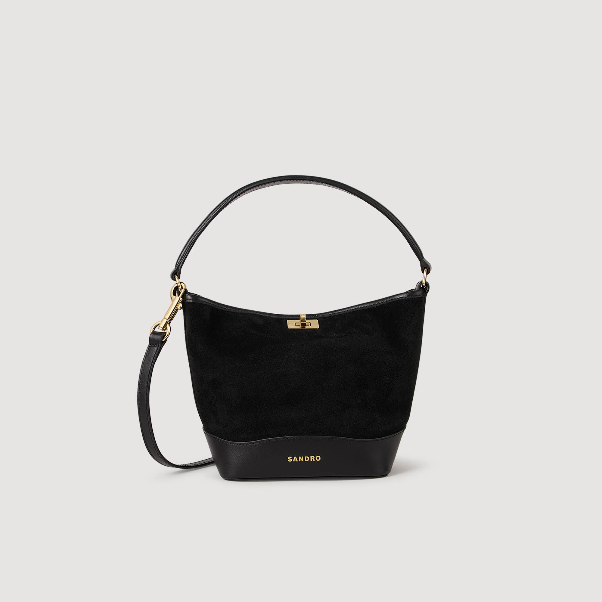 Borsa mini in suede e pelle TANGOSO