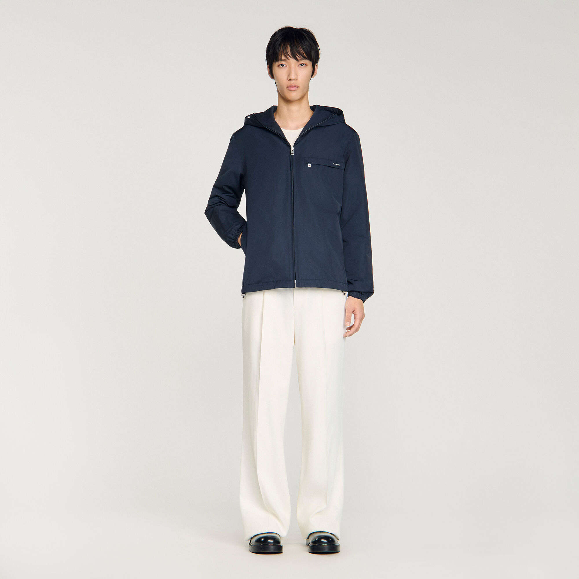 Giacca antivento in nylon