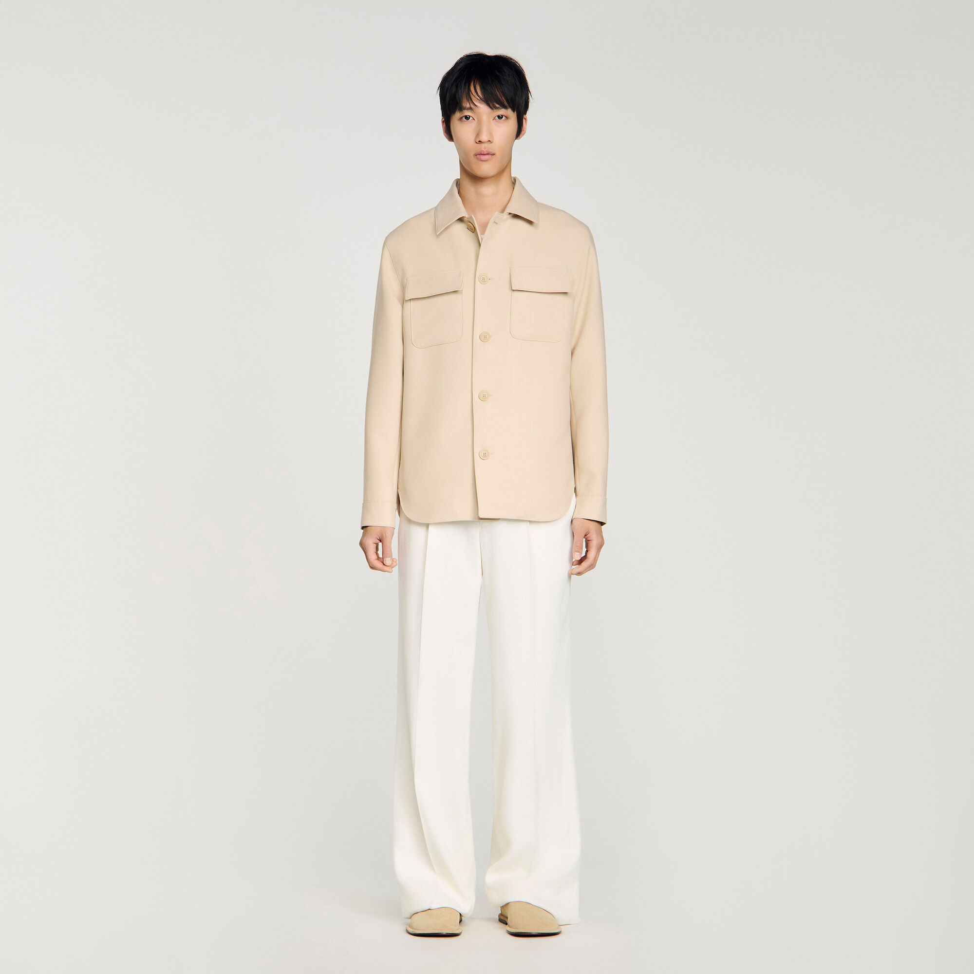 Camicia oversize con bottoni