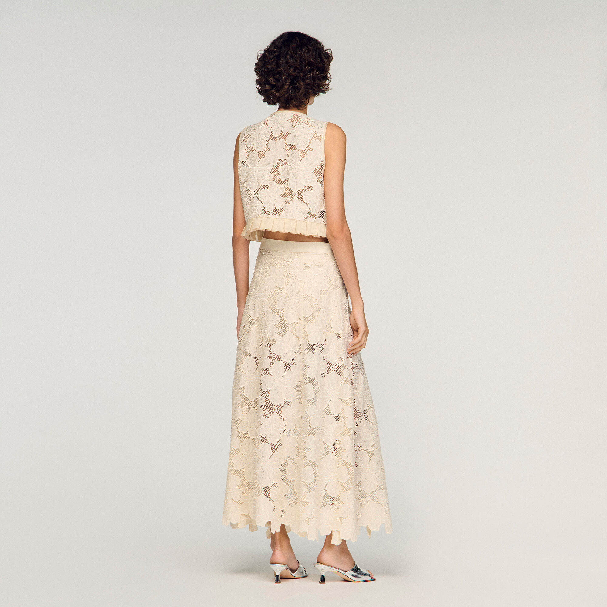 Maxi gonna in pizzo