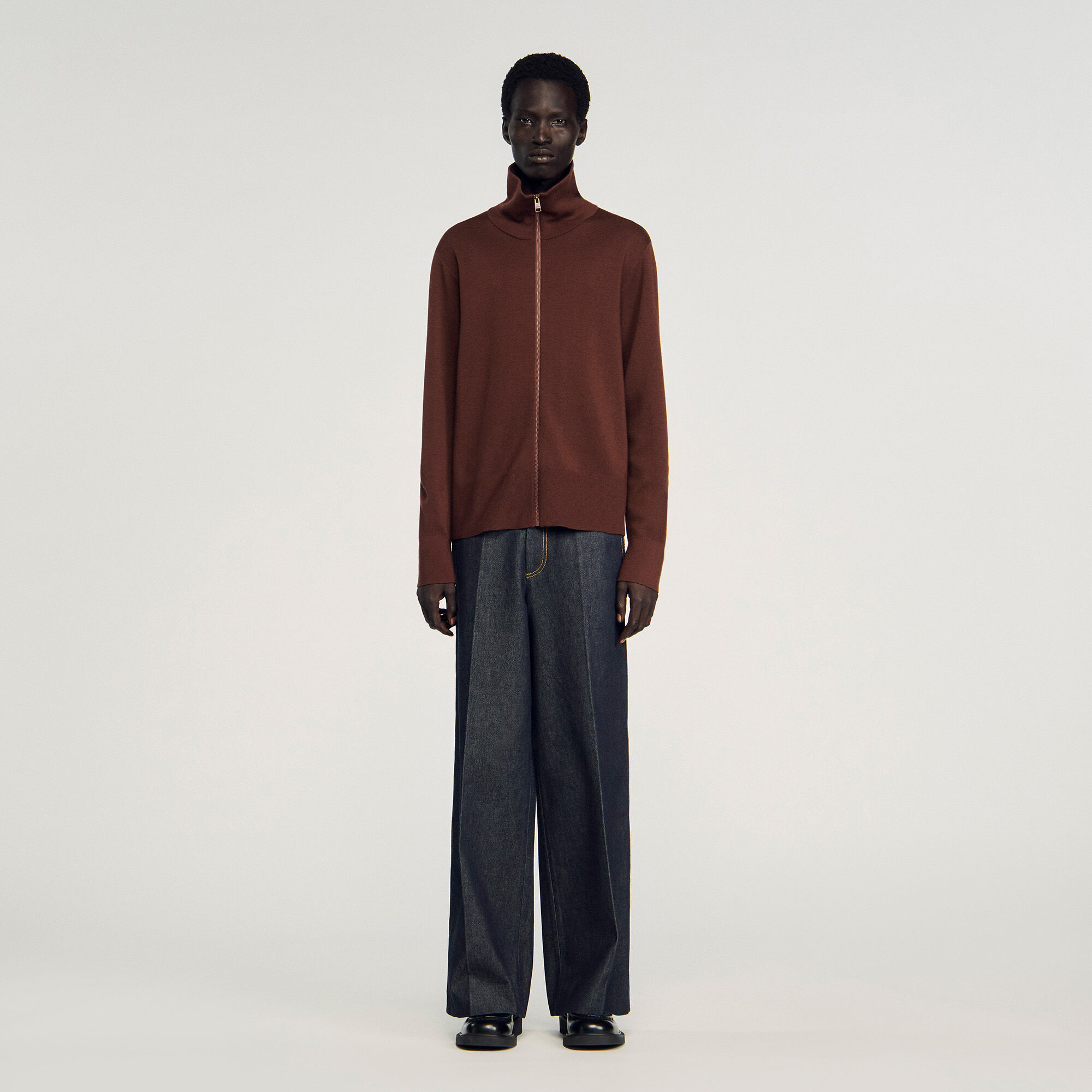 Pullover in lana da camionista