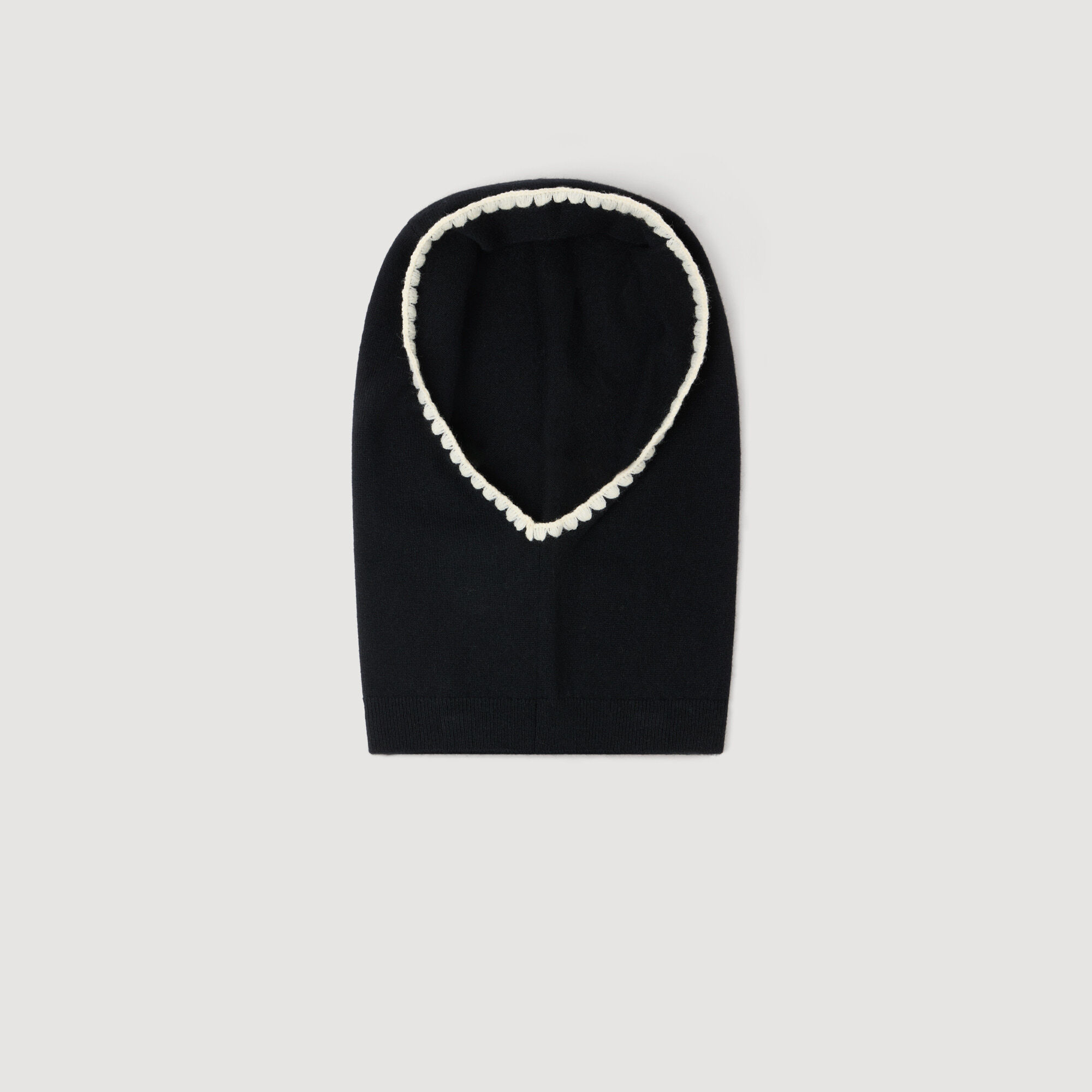 Balaclava in maglia a coste