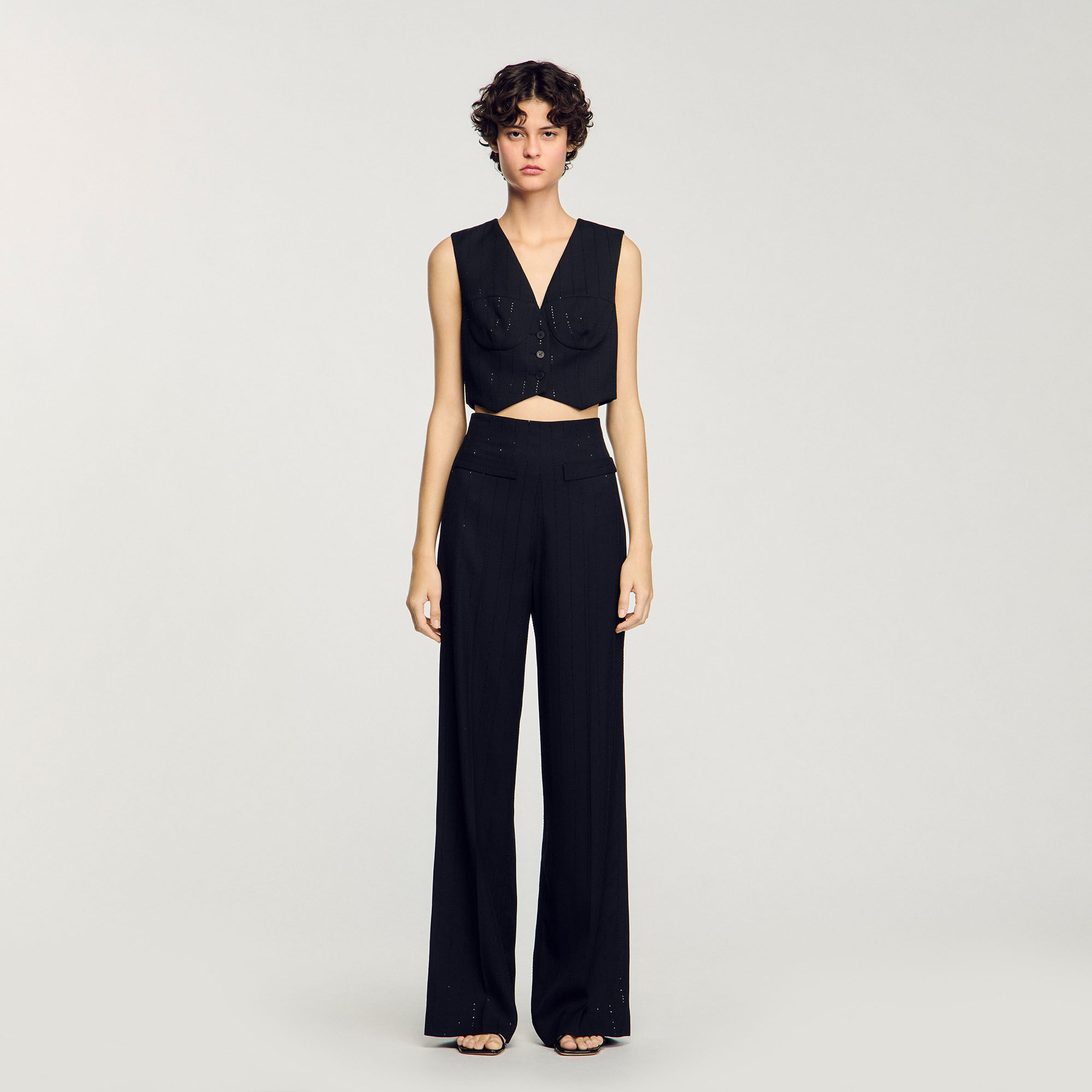 Pantaloni per completo con brillantini