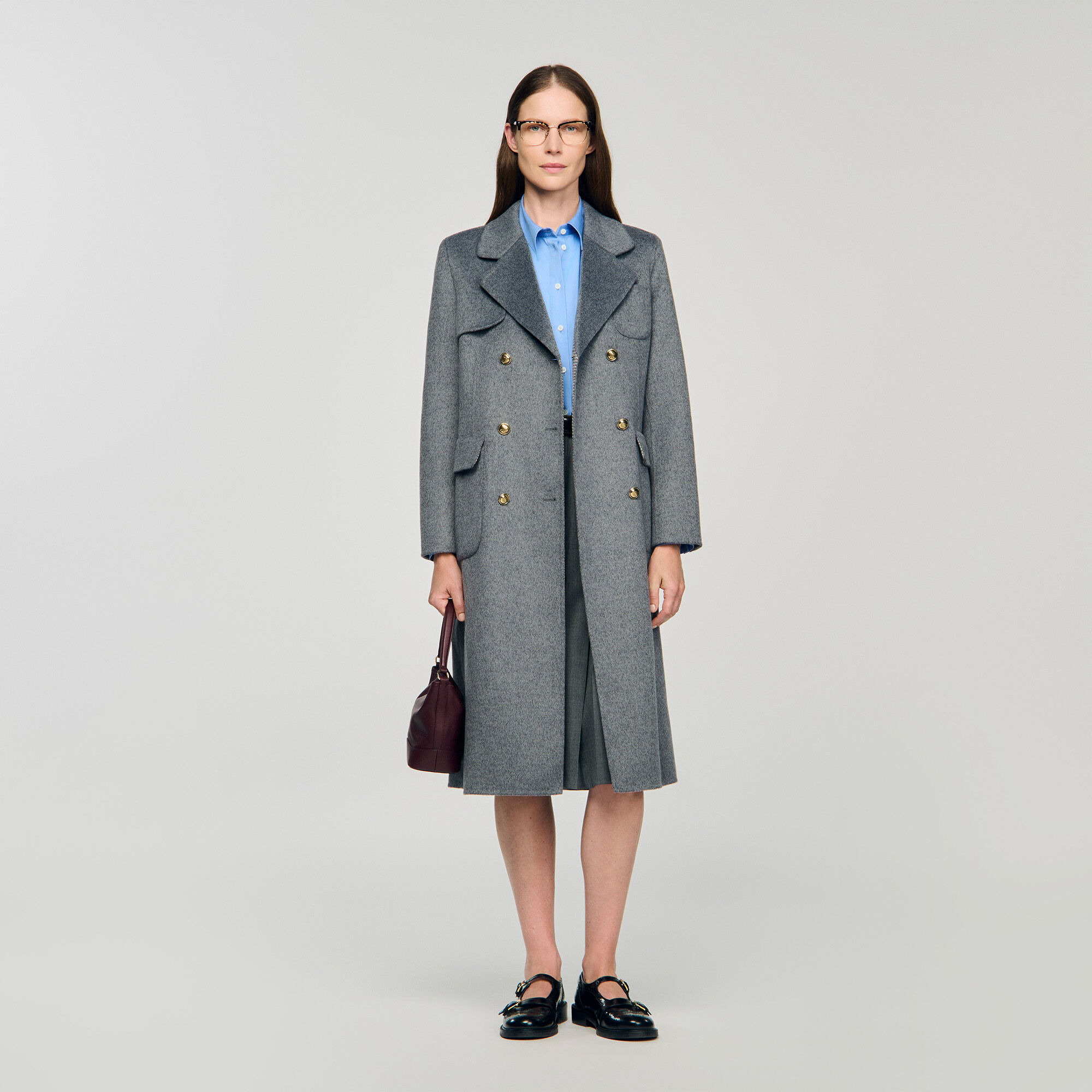 Cappotto a doppio volto con quadri