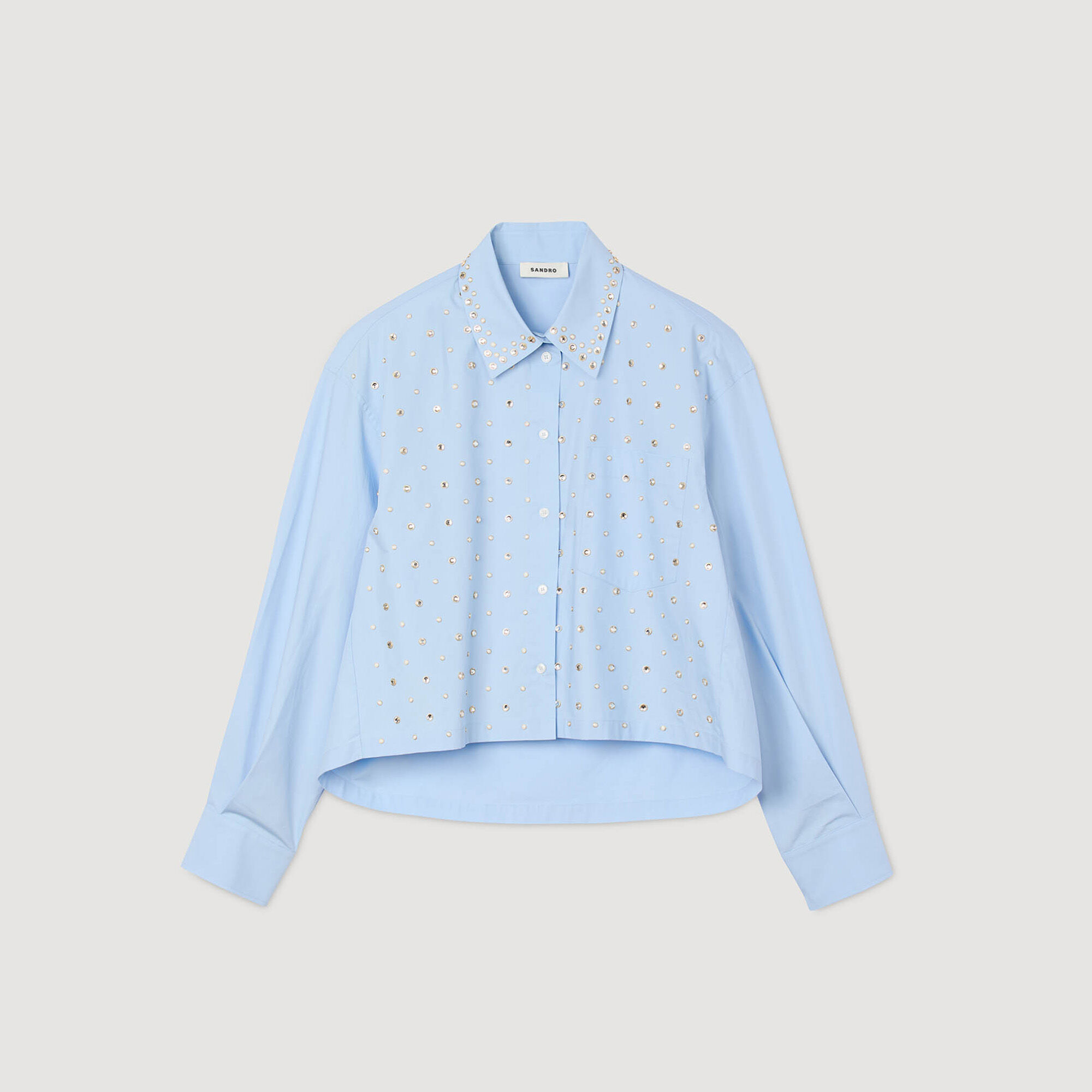 Camicia con strass