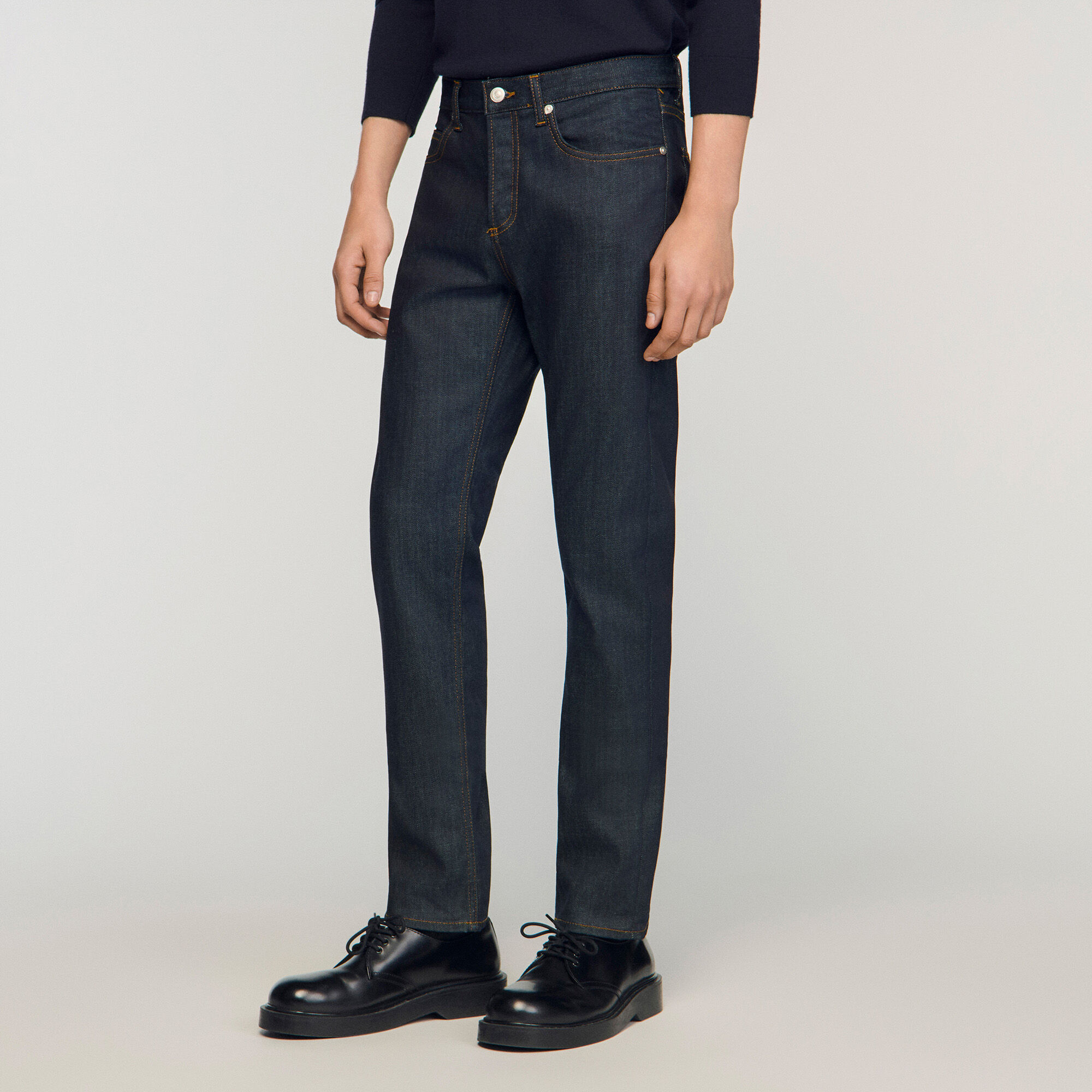 Jeans slim-fit grezzi