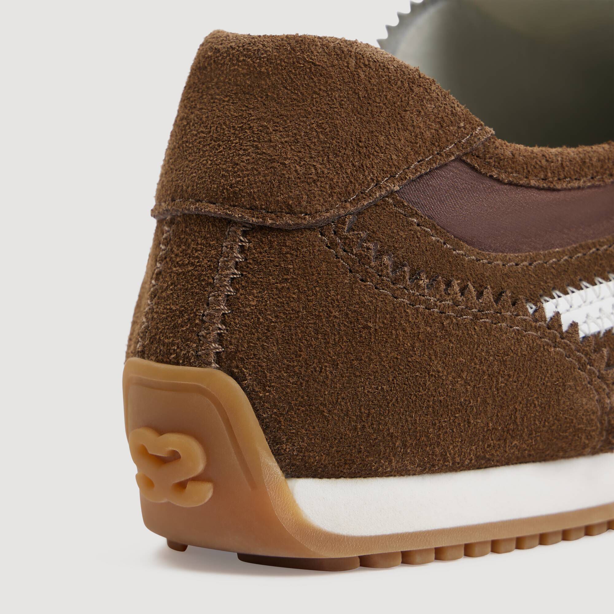 Scarpe da ginnastica in suede con onda luminosa