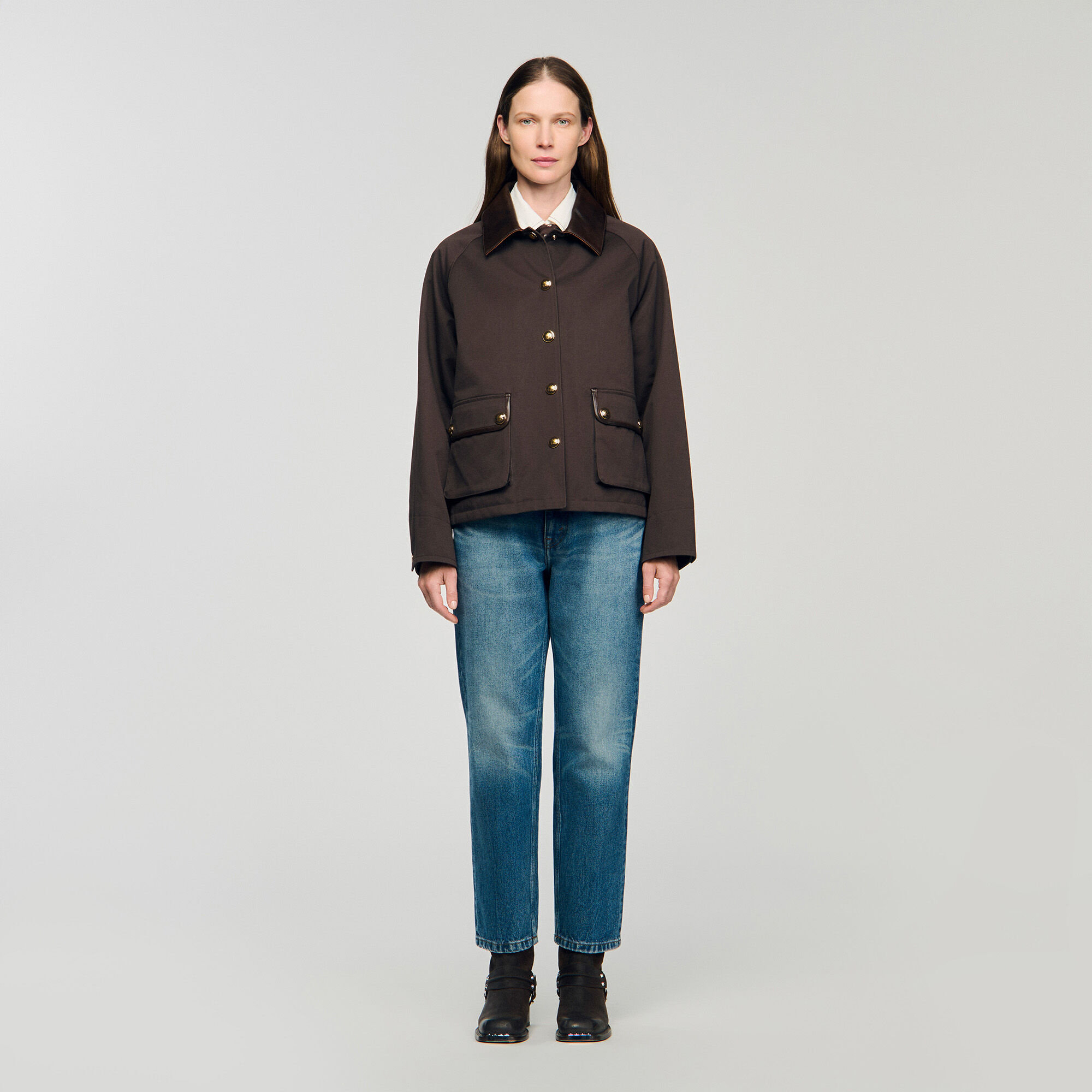 Cappotto in gabardine