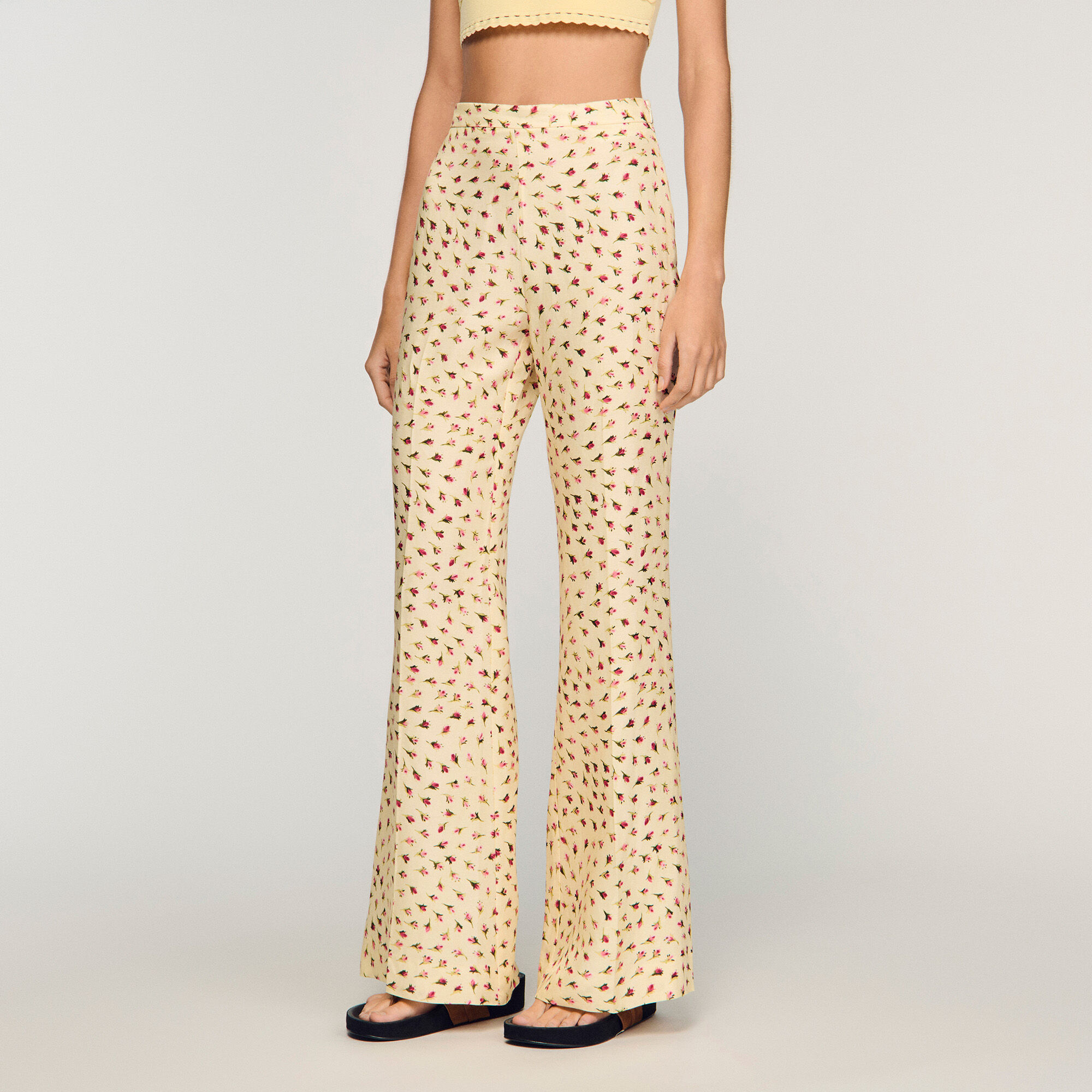Pantaloni floreali