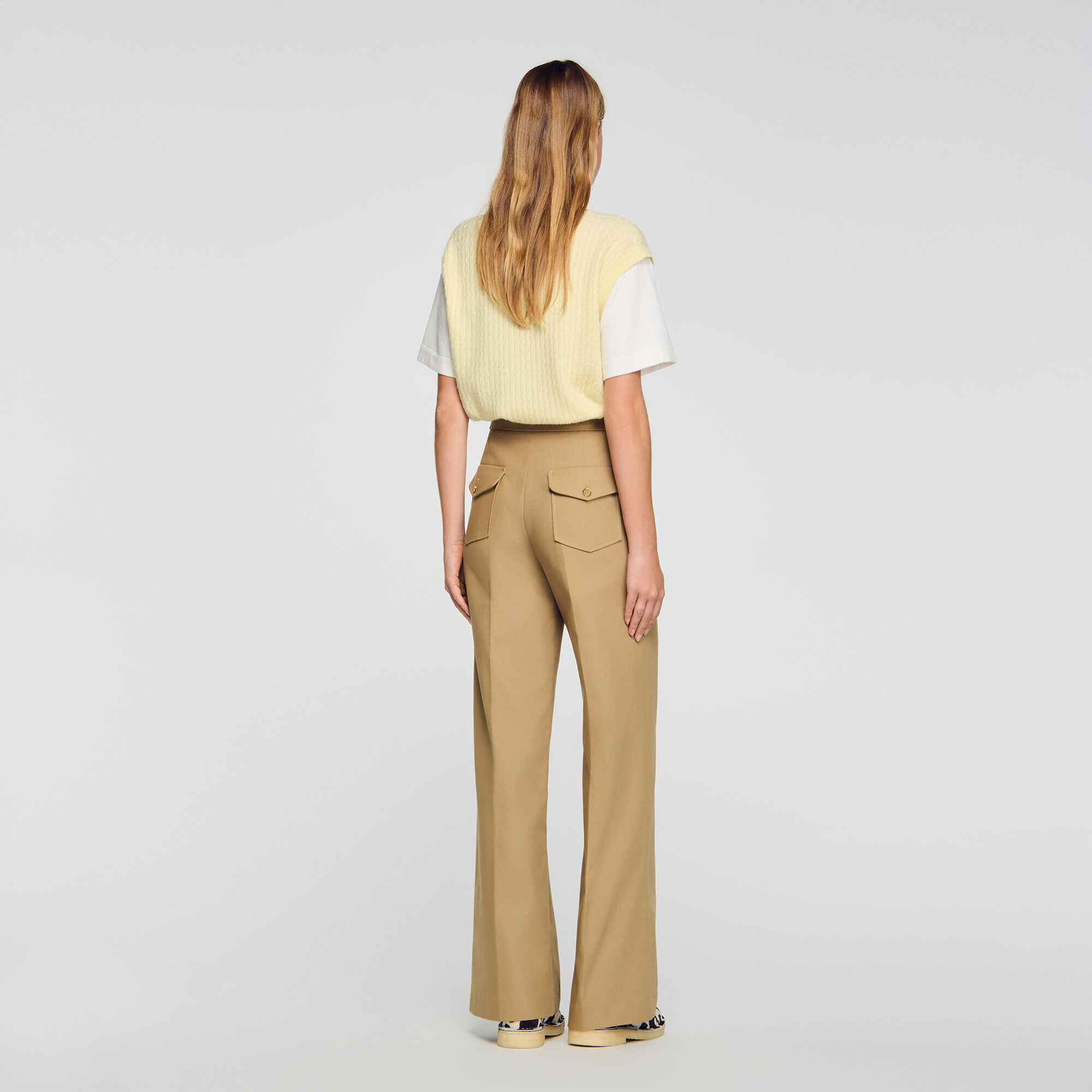 Pantaloni in cotone per abito