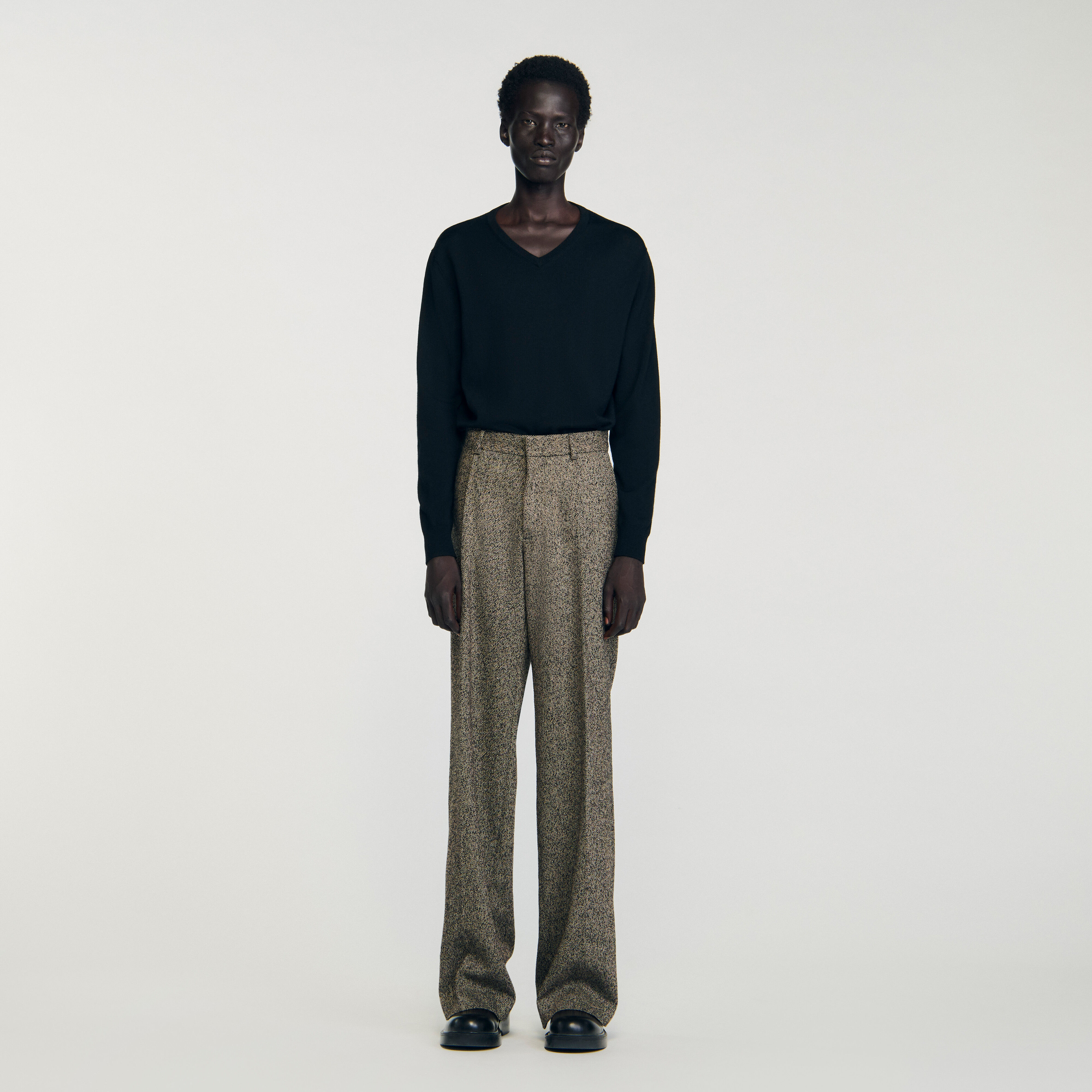 Pantaloni a sigaretta per completo