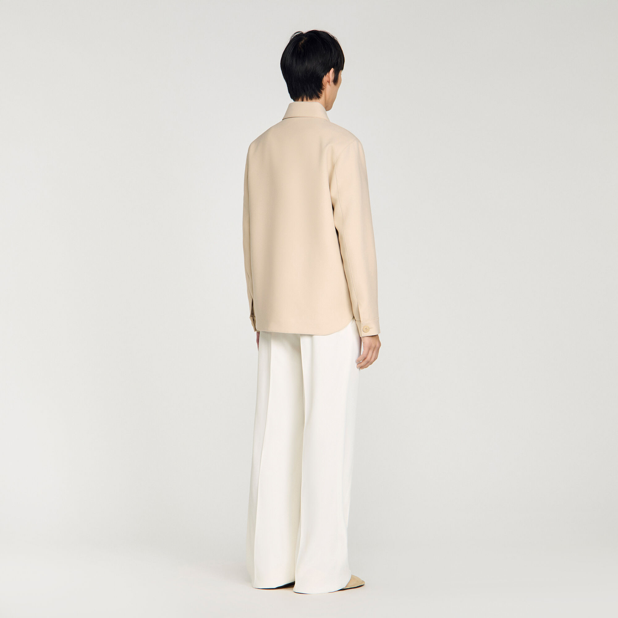 Camicia oversize con bottoni
