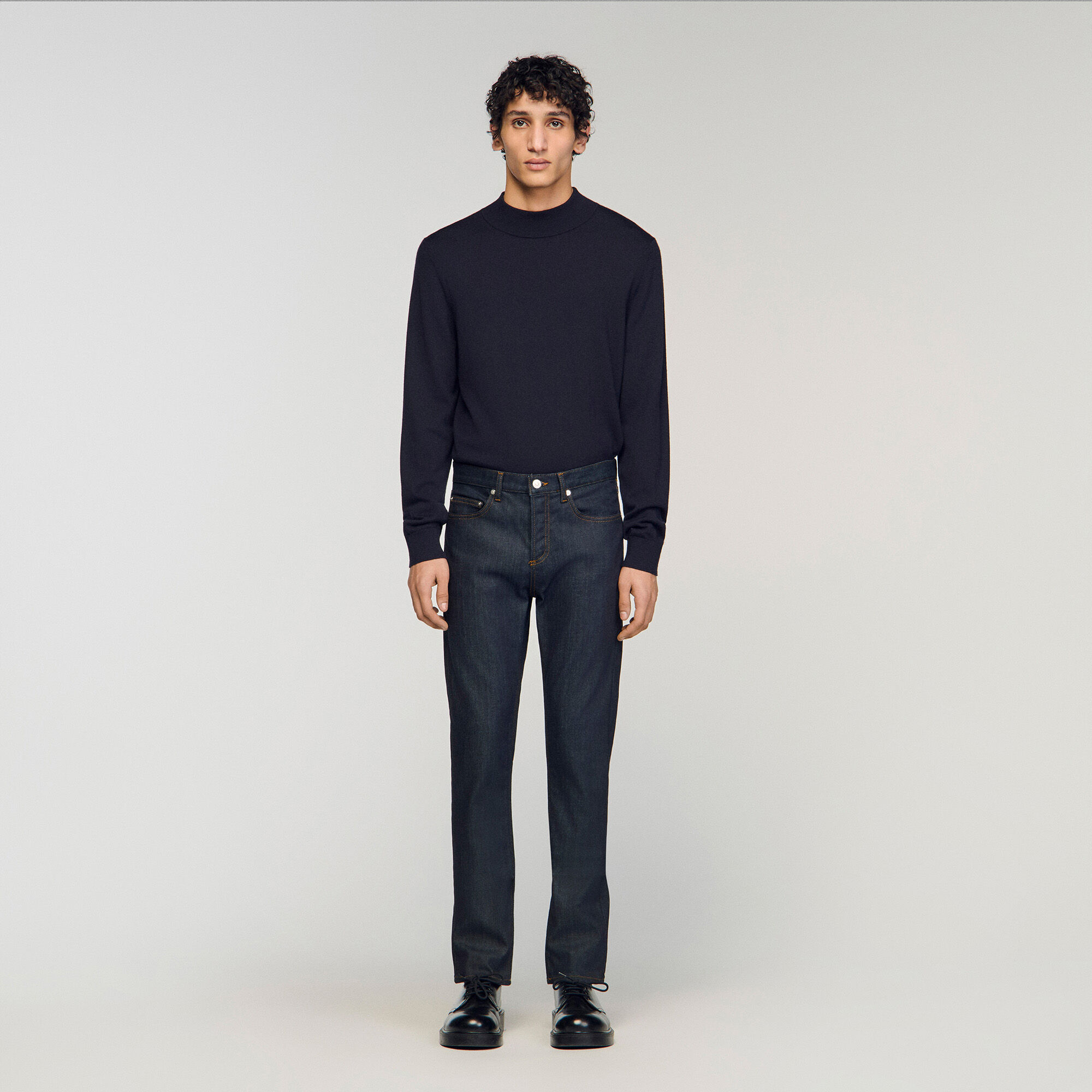 Jeans slim-fit grezzi