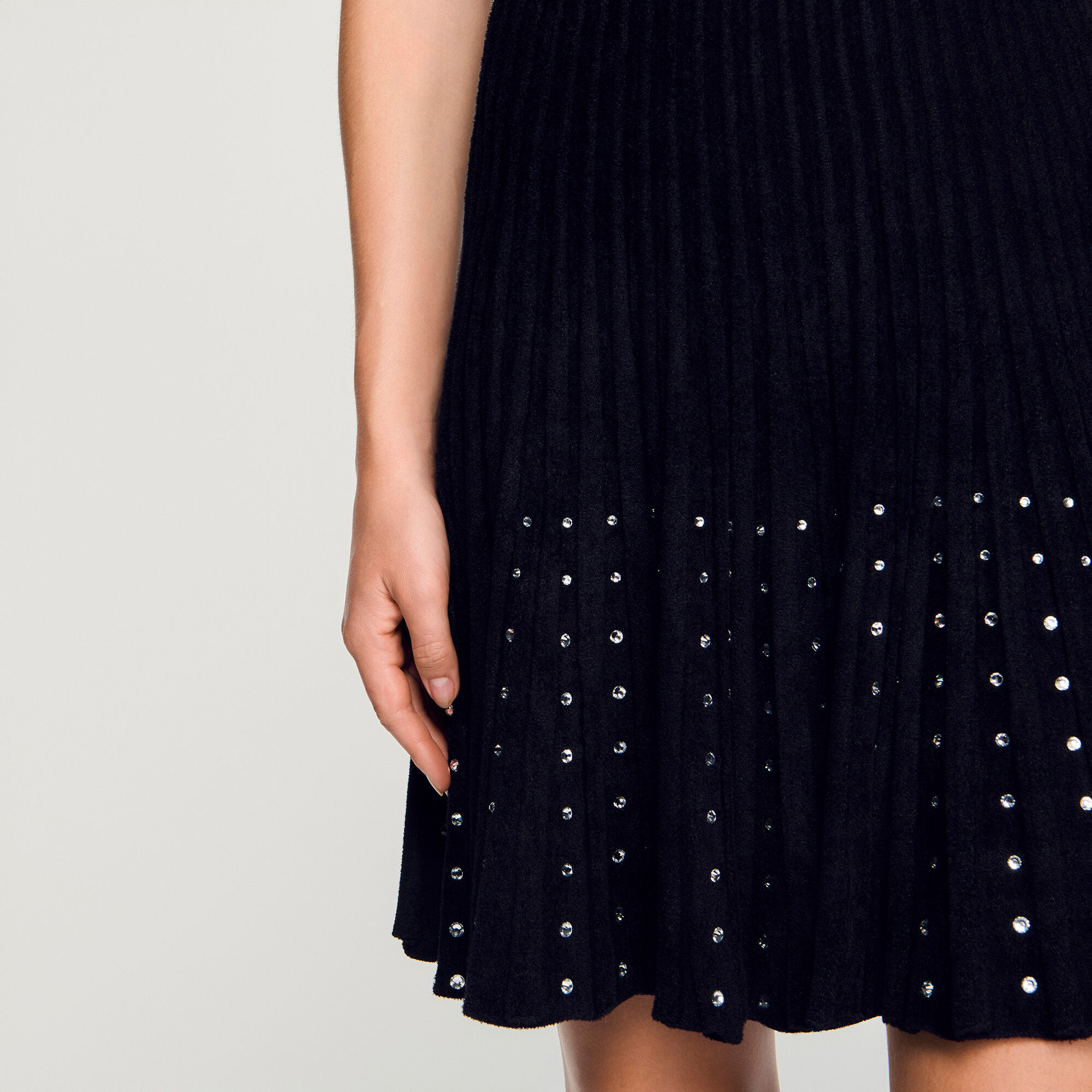 Mini abito con strass