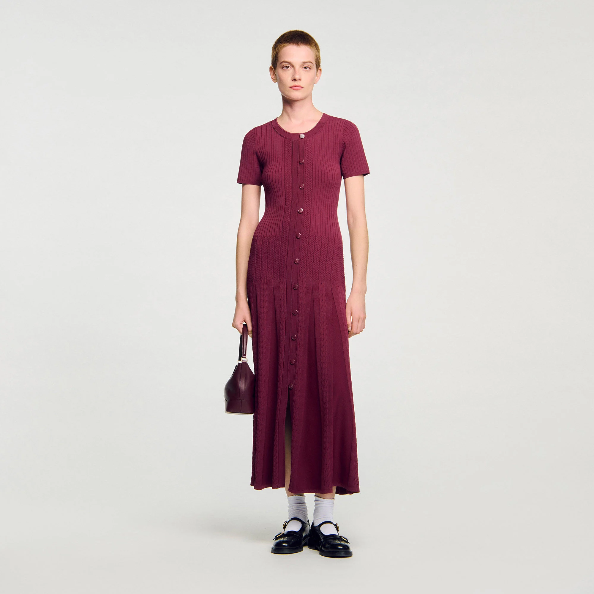 Abito maxi in maglia