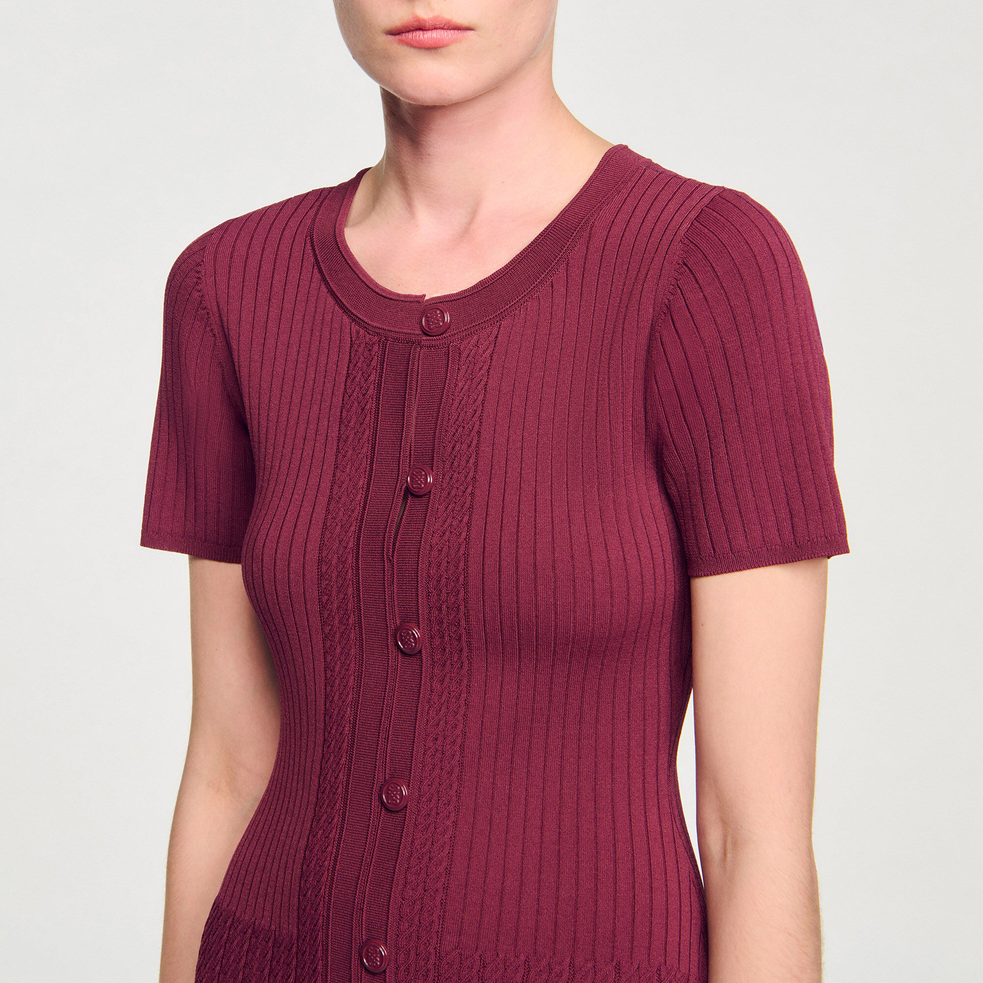 Abito maxi in maglia