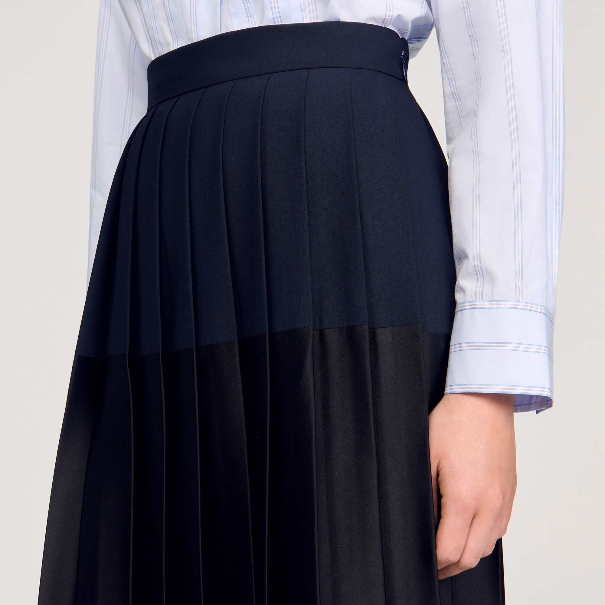 Raglan a pieghe midi