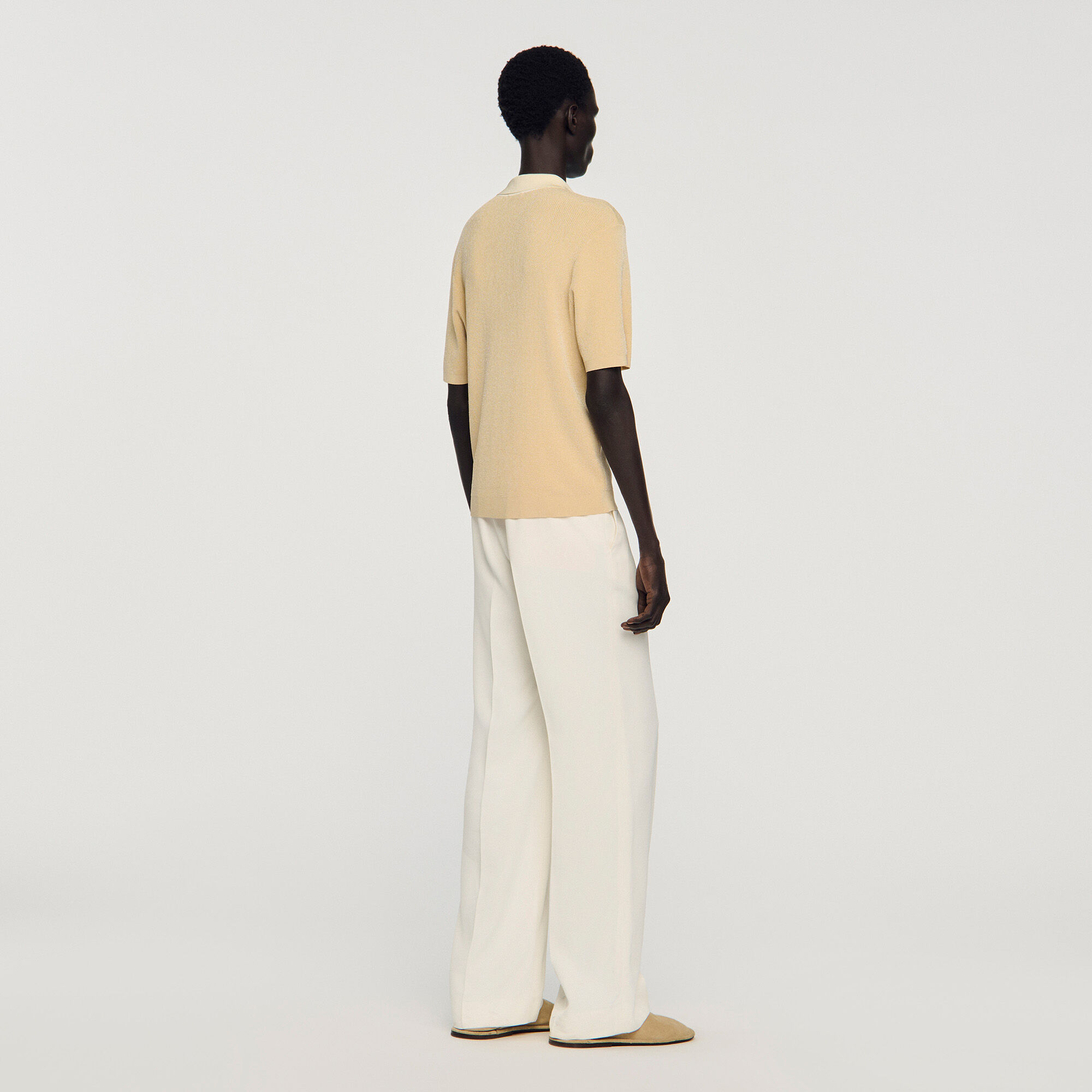 Maglia polo bicolor