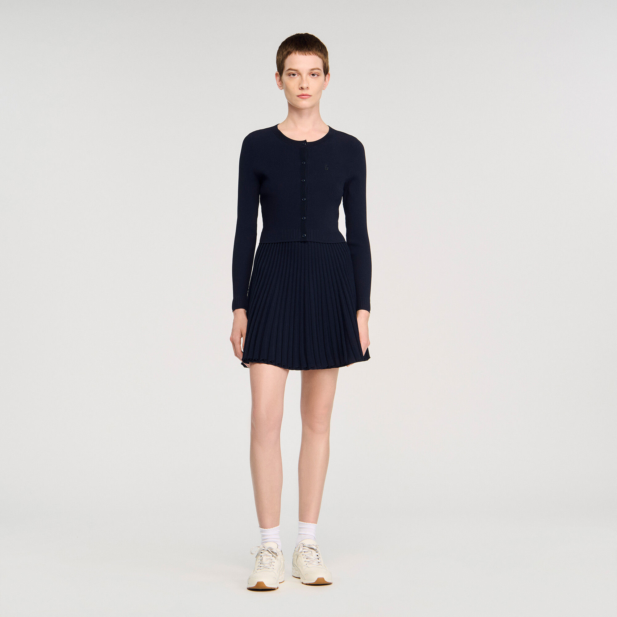 Cardigan in maglia fina