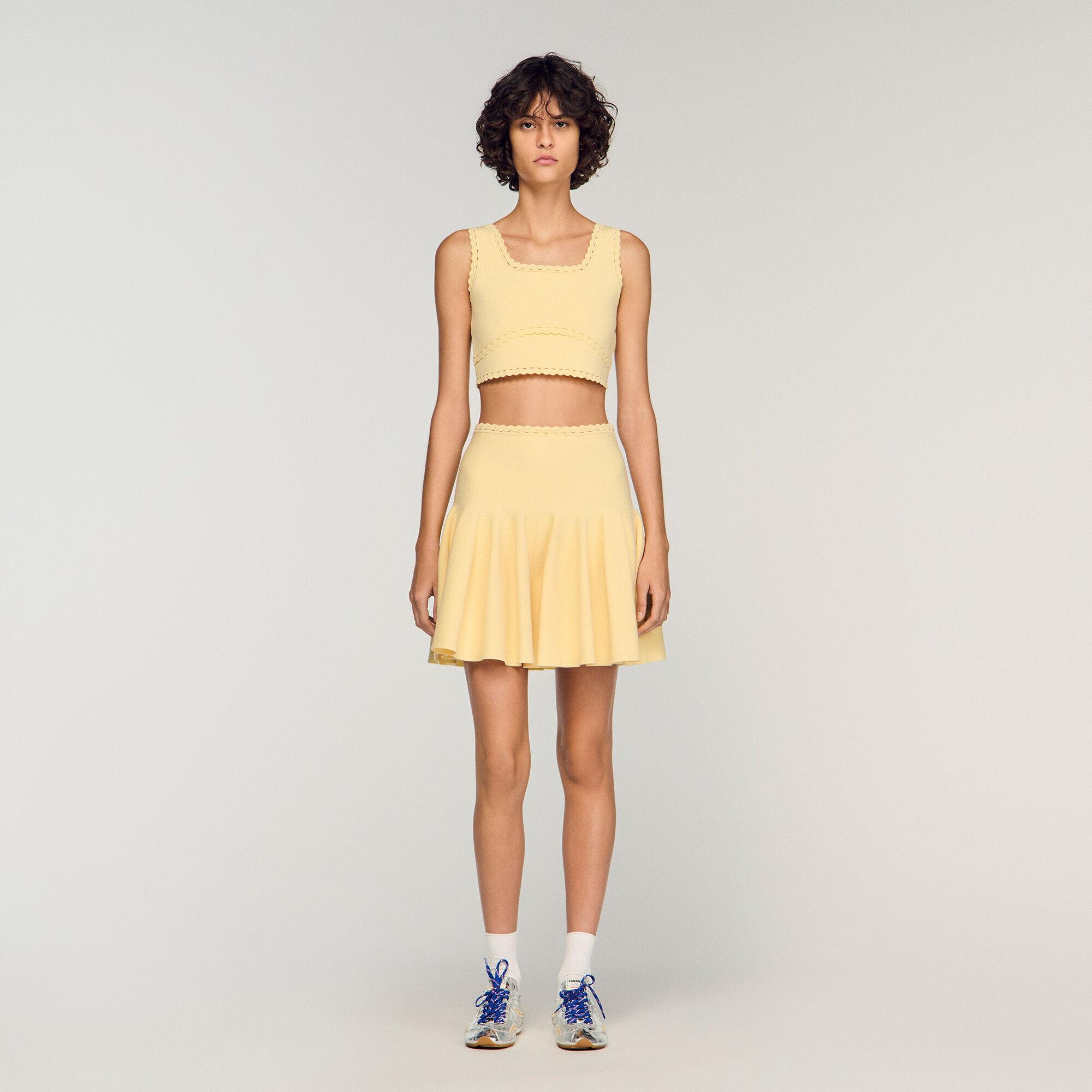 Mini gonna a maglia