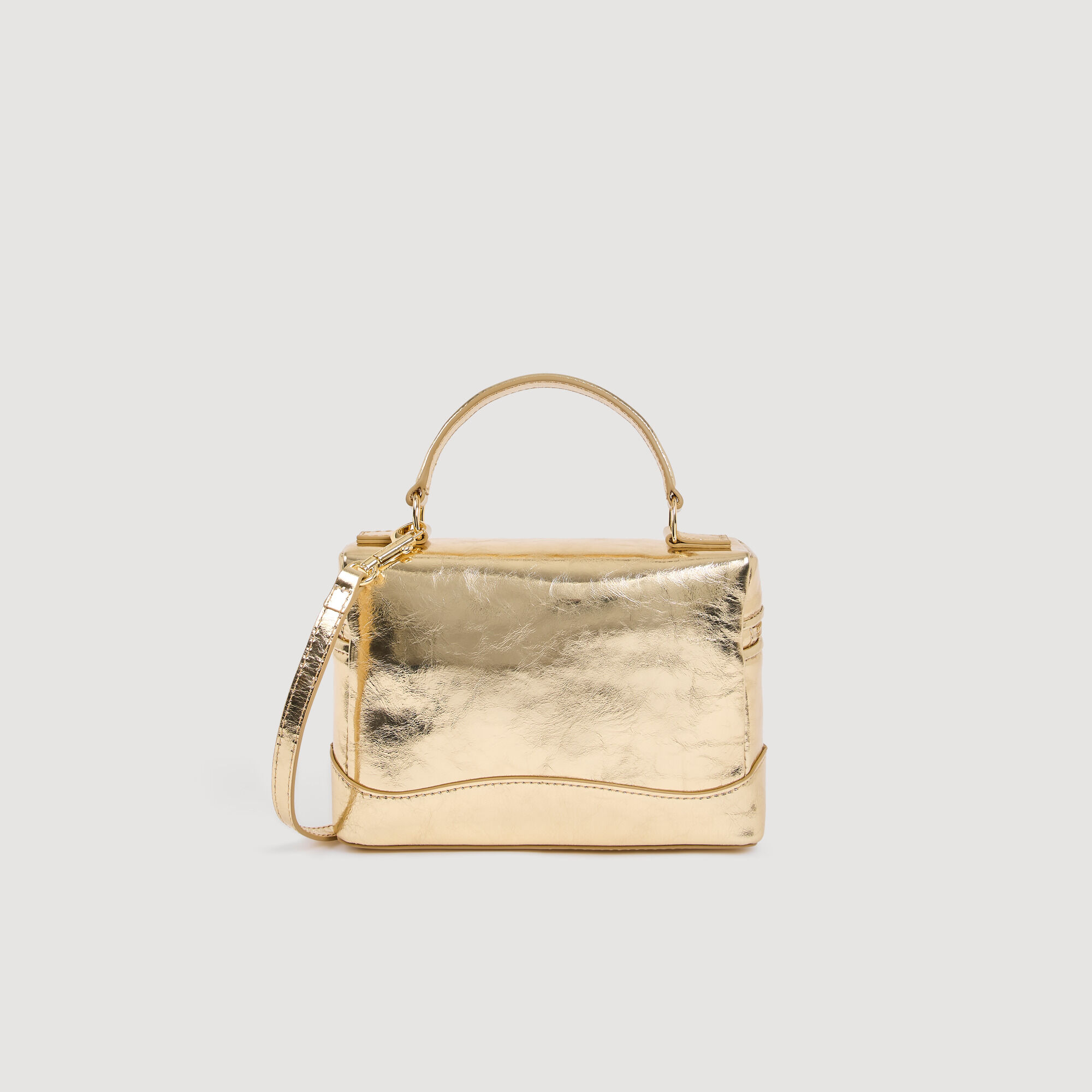 Borsa in pelle metallizzata Tangolino