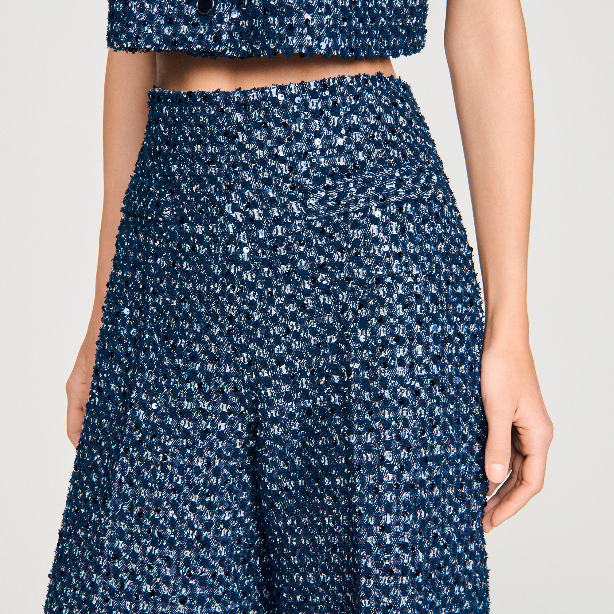 Pantaloni con strass