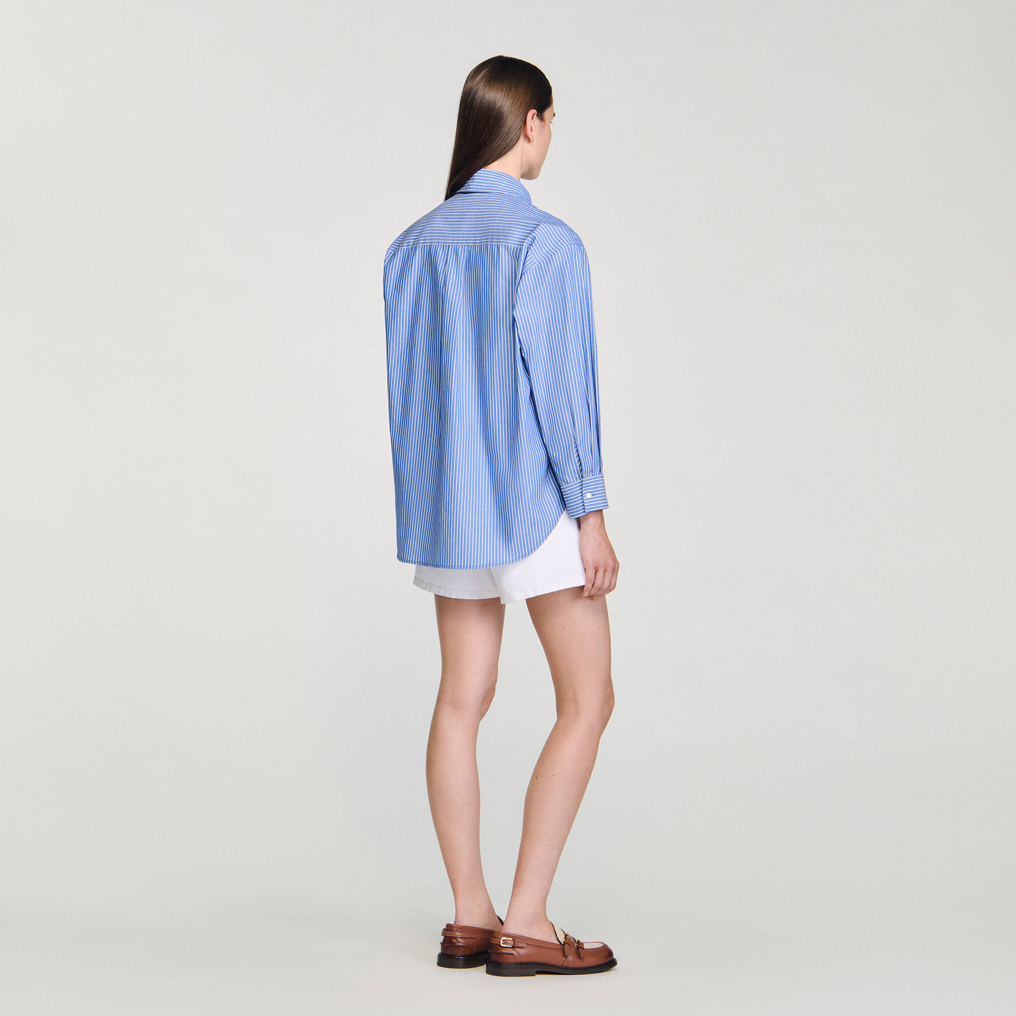 Camicia oversize con fiocco