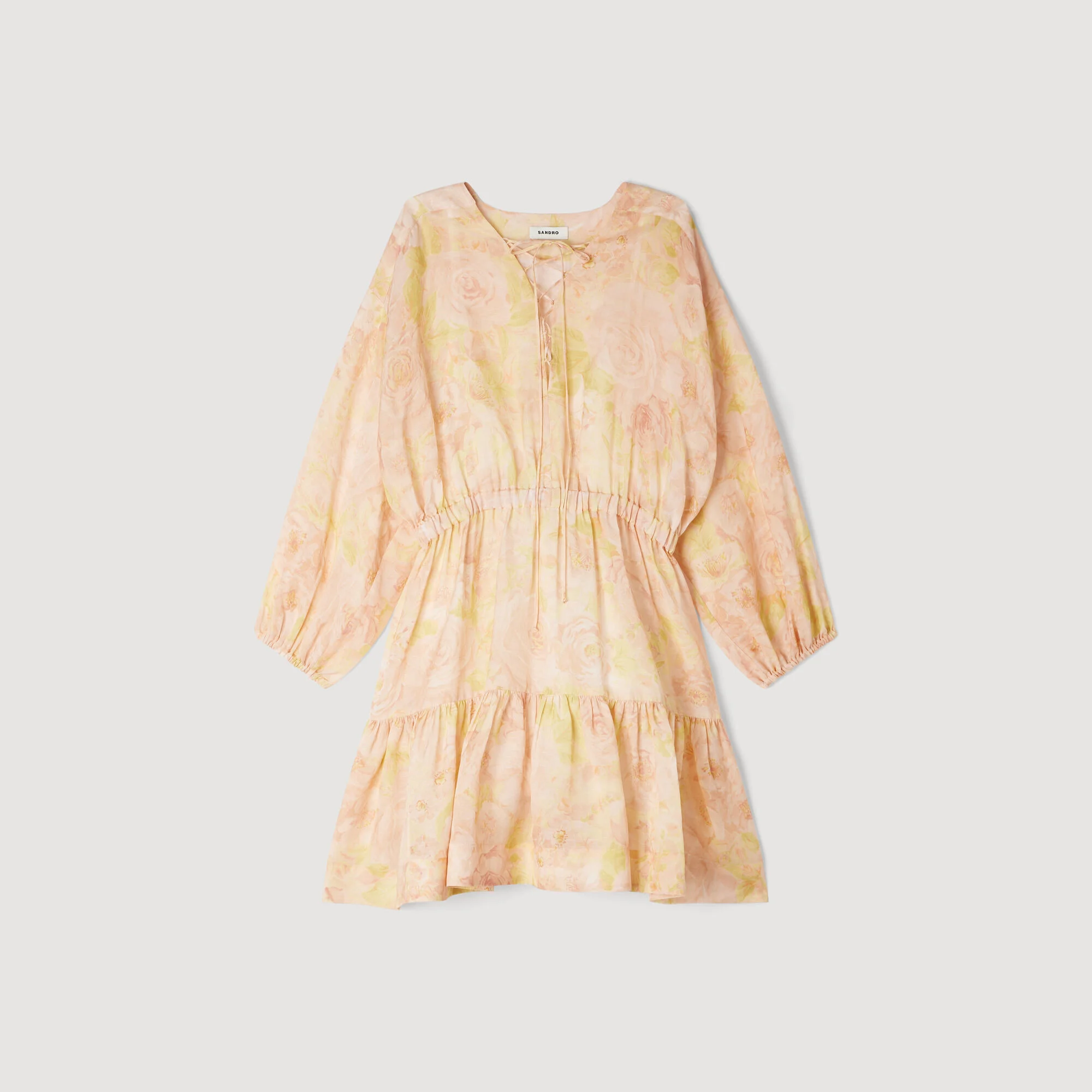 Mini vestito con stampa floreale