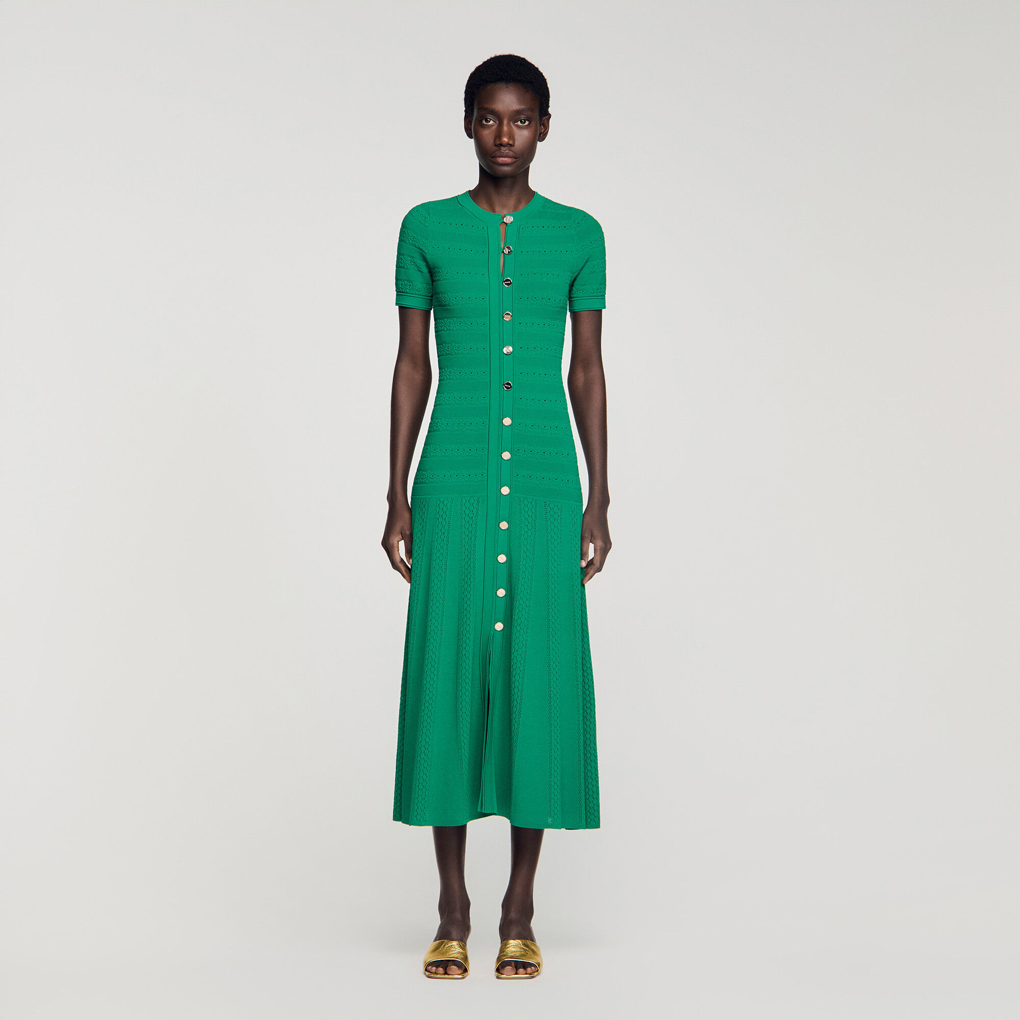 Abito maxi in maglia
