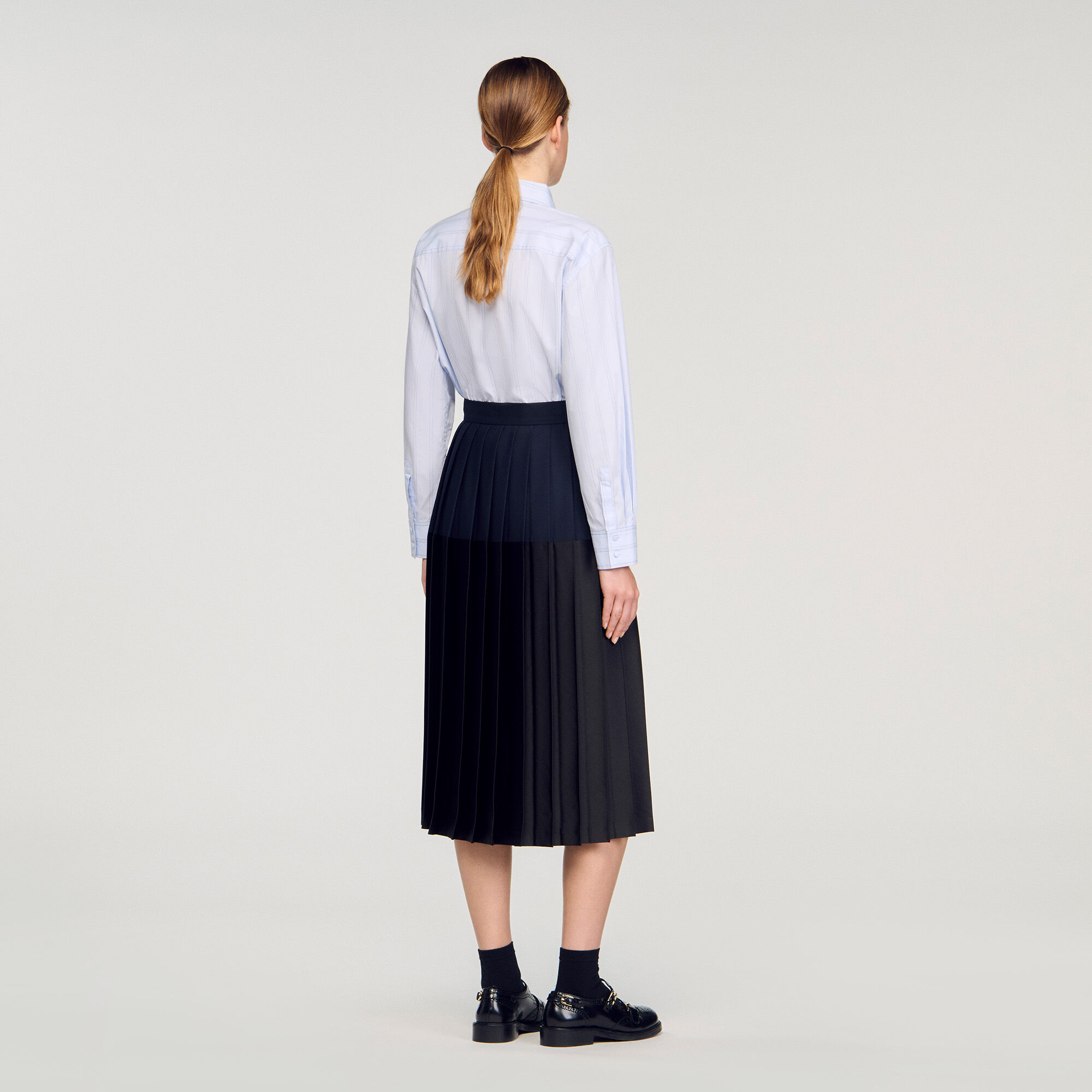 Raglan a pieghe midi