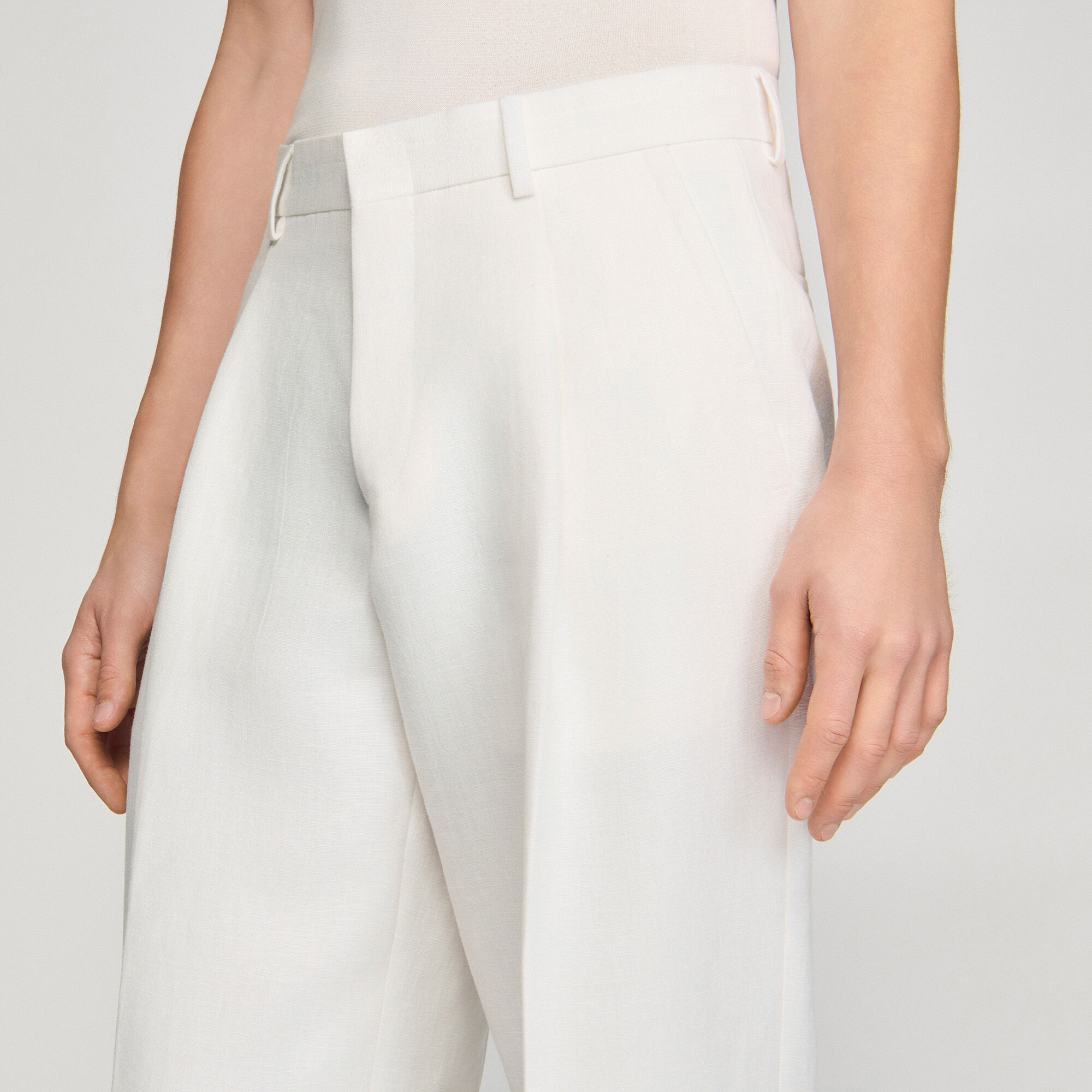 Pantaloni in lino per abito