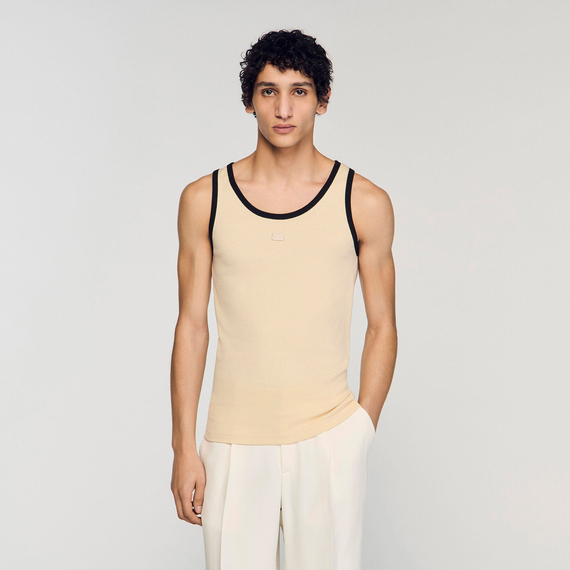 Maglietta in cotone con patch