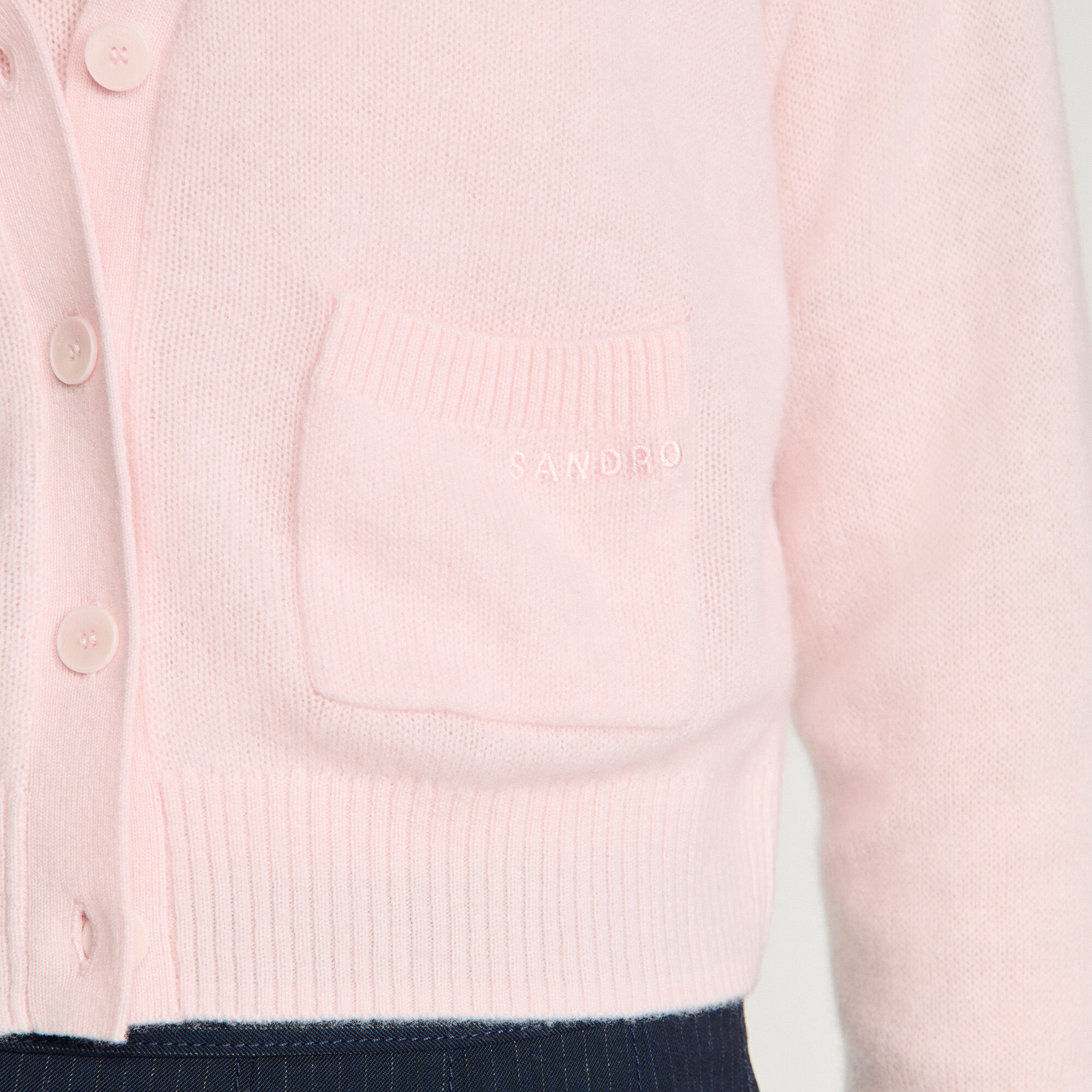 Cardigan corto in cashmere