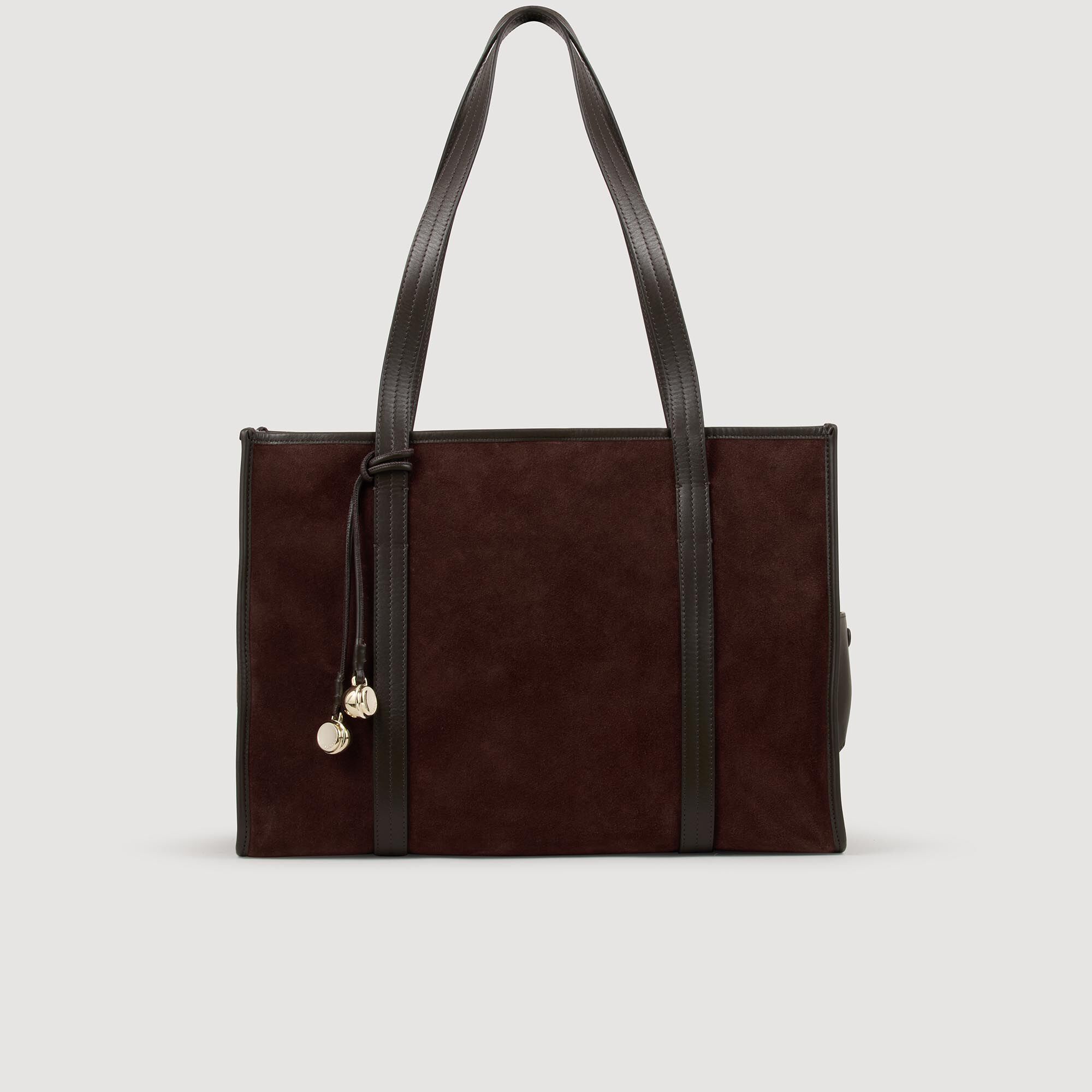 Borsa per spesa in suede morbido