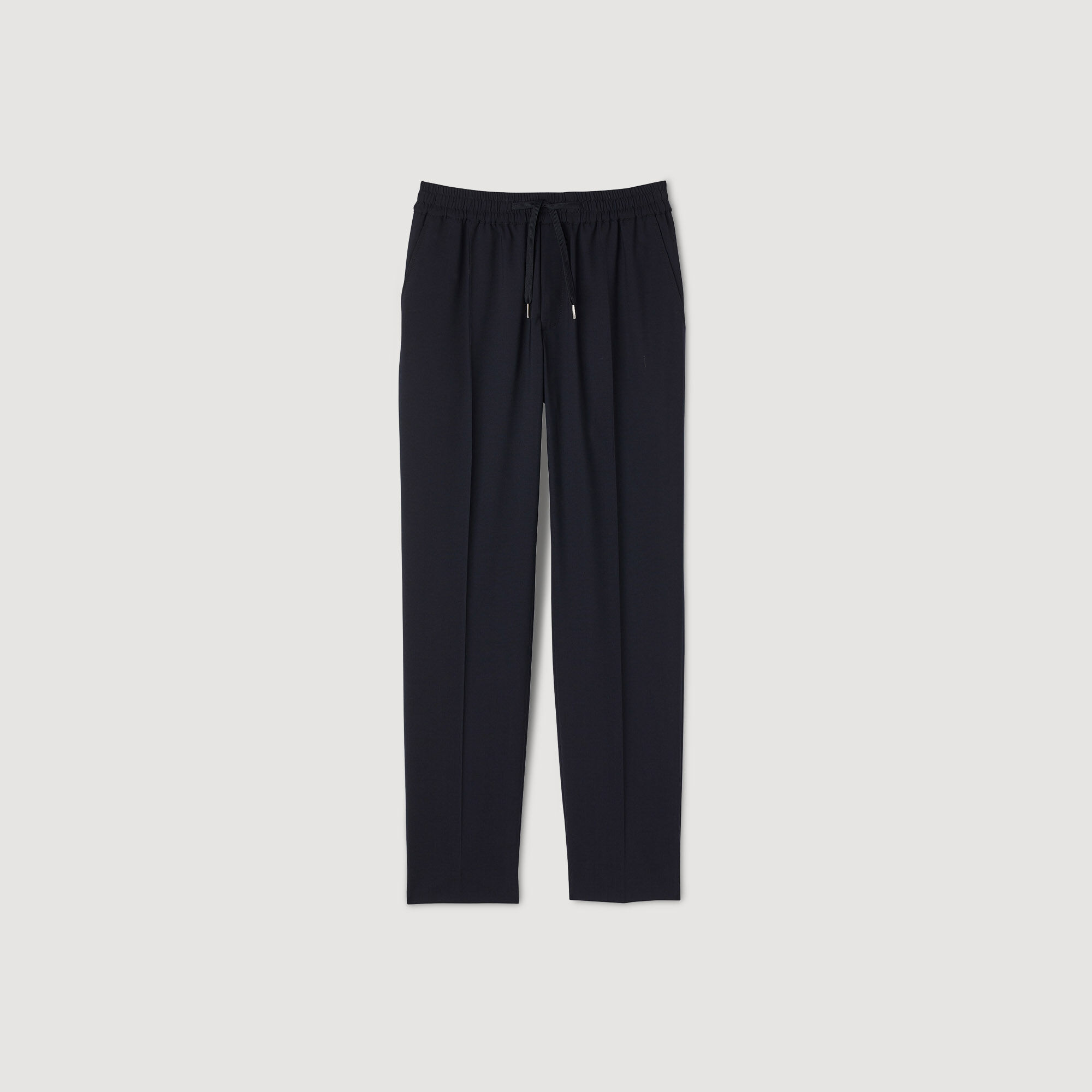 Pantaloni dritti con elastico