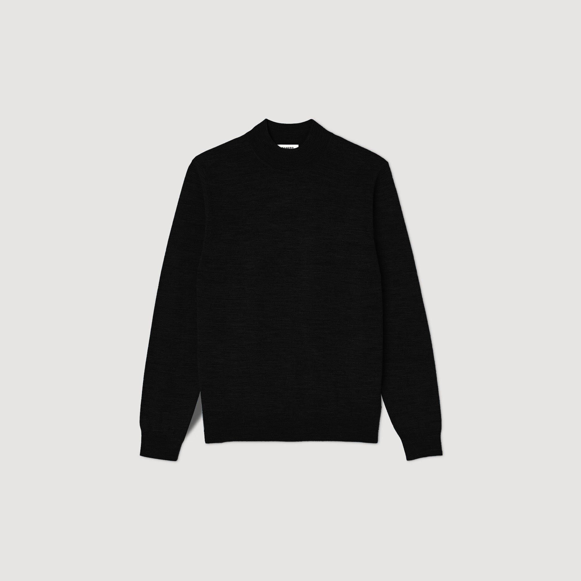 Maglione con collo alto