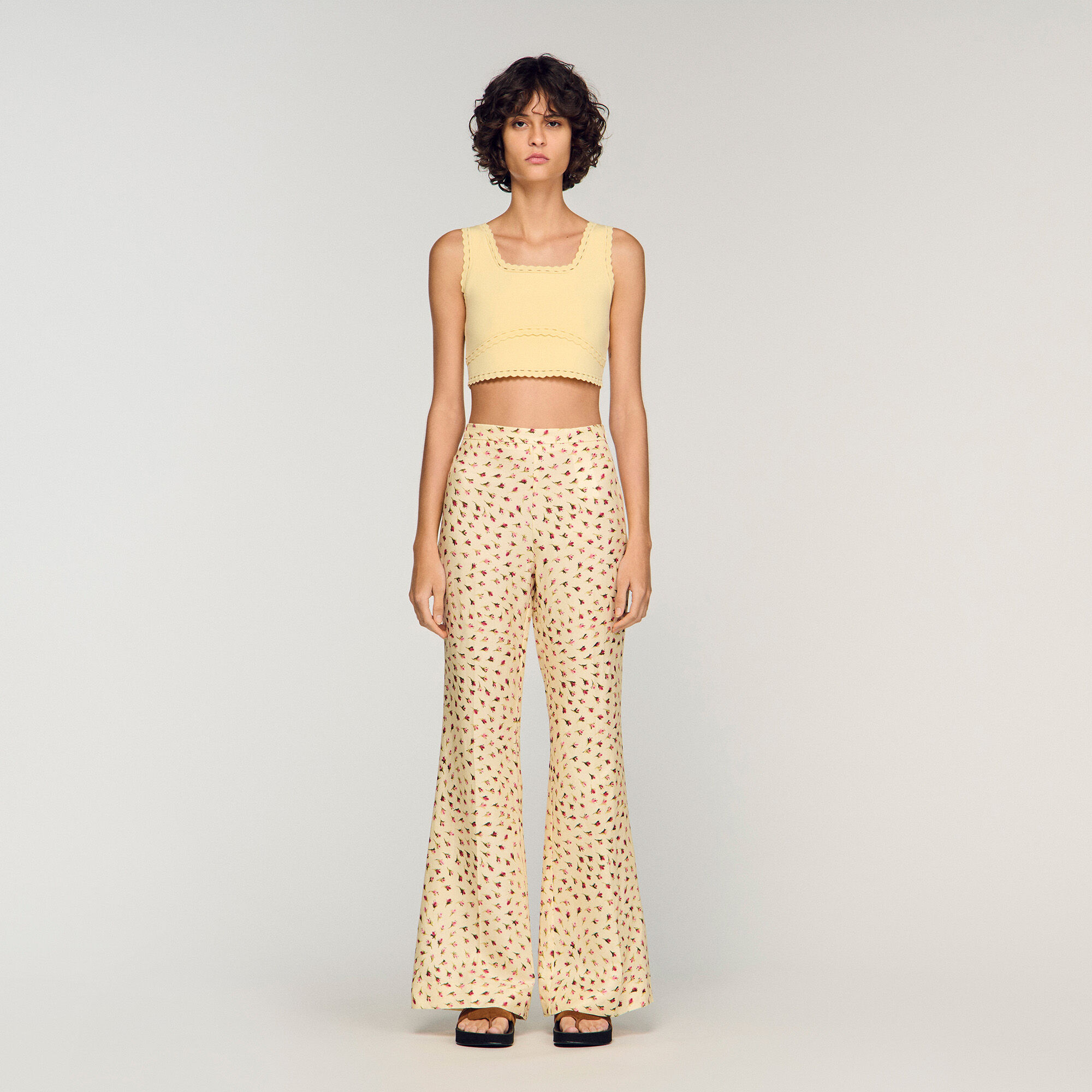 Pantaloni floreali
