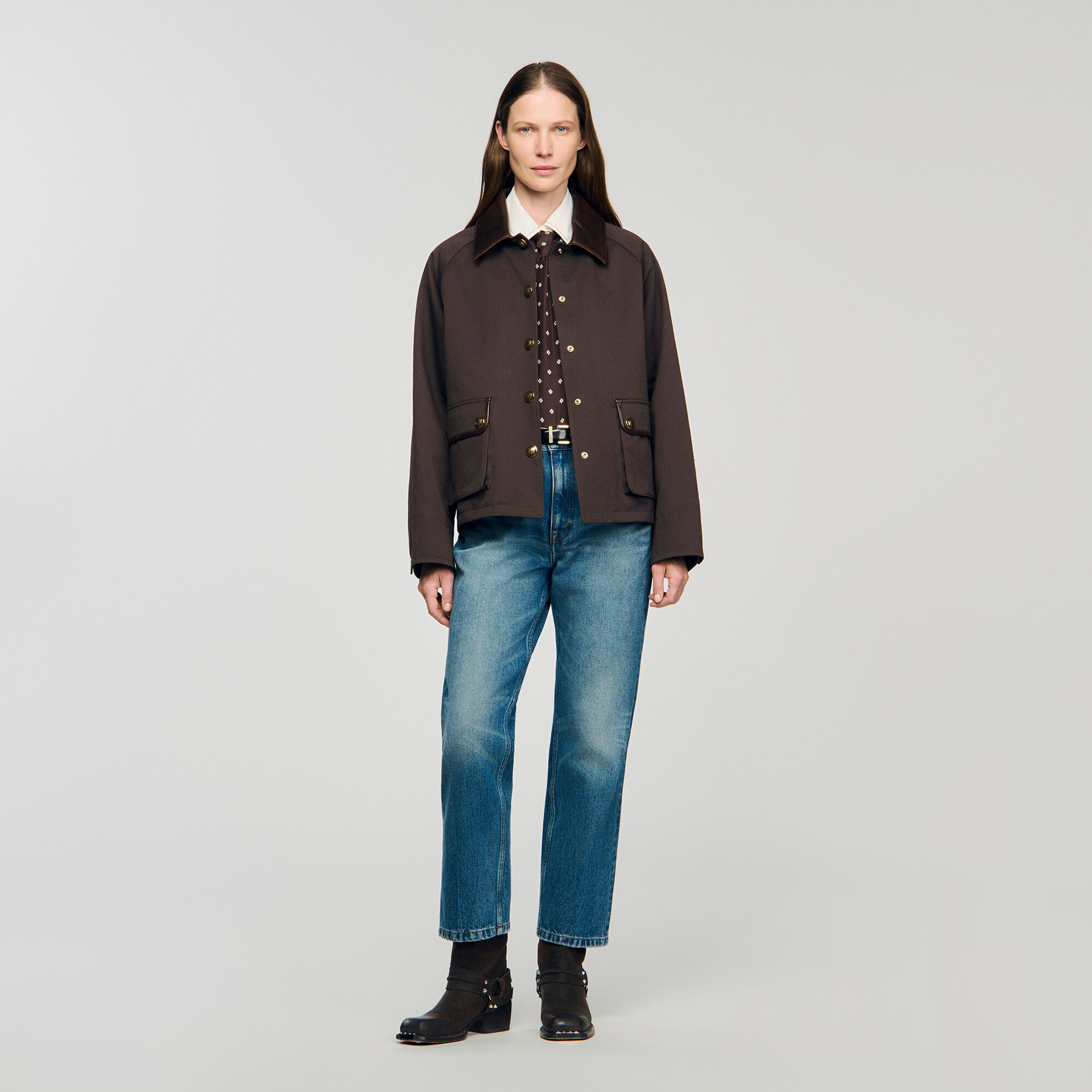 Cappotto in gabardine