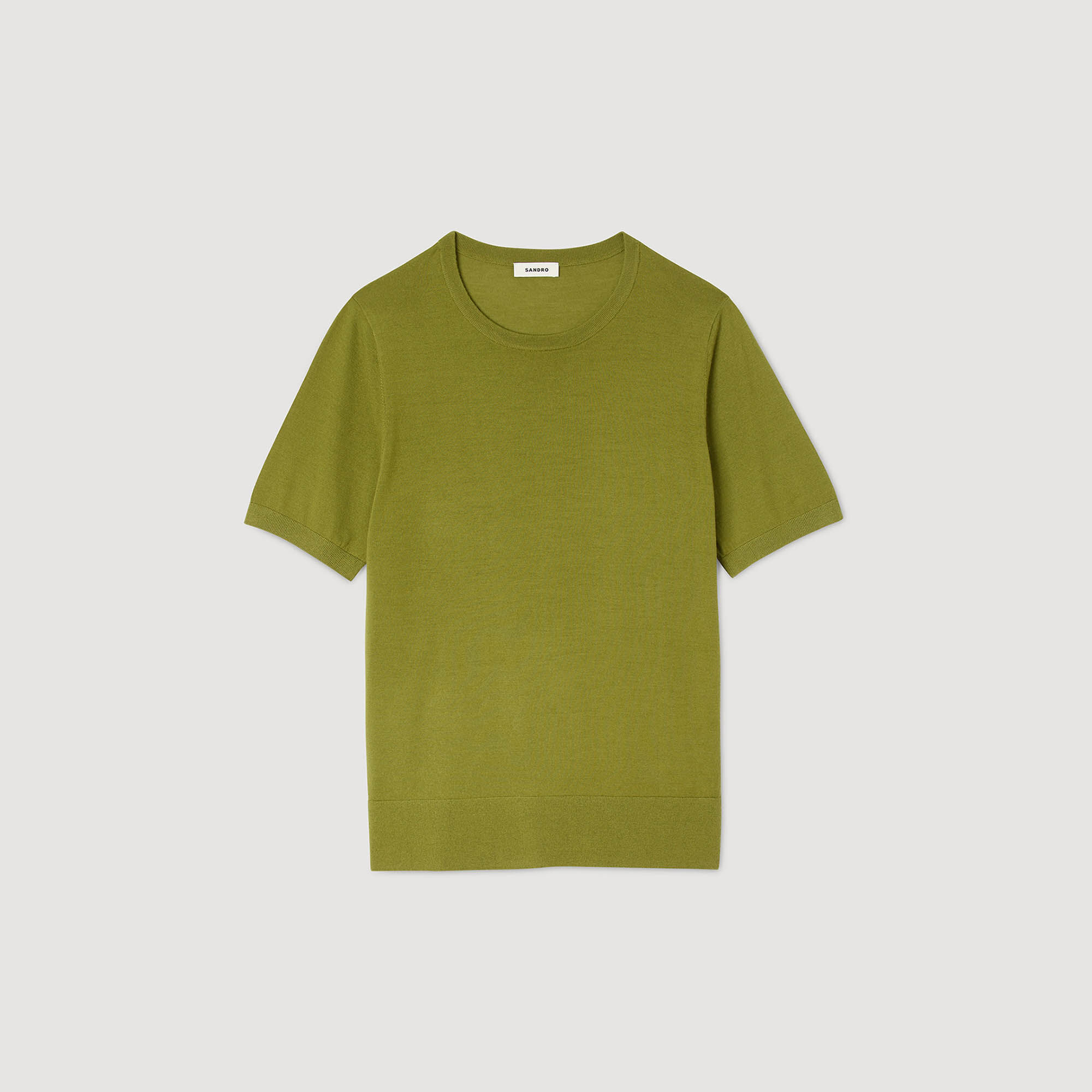 T-shirt lavorato a maglia