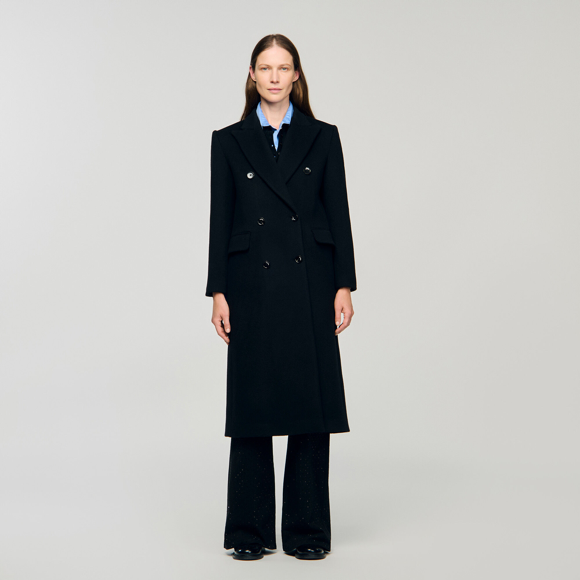 Cappotto di lana lungo