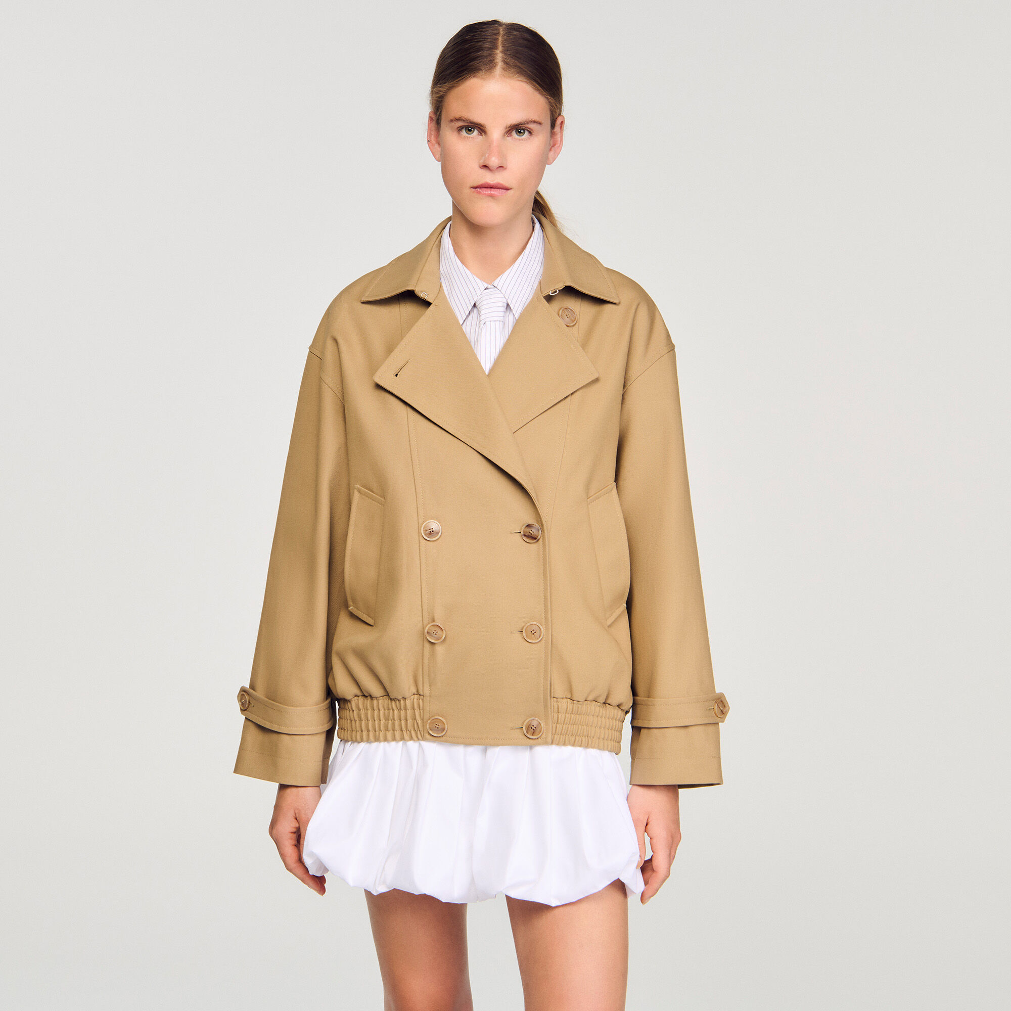 Cappotto corto oversize